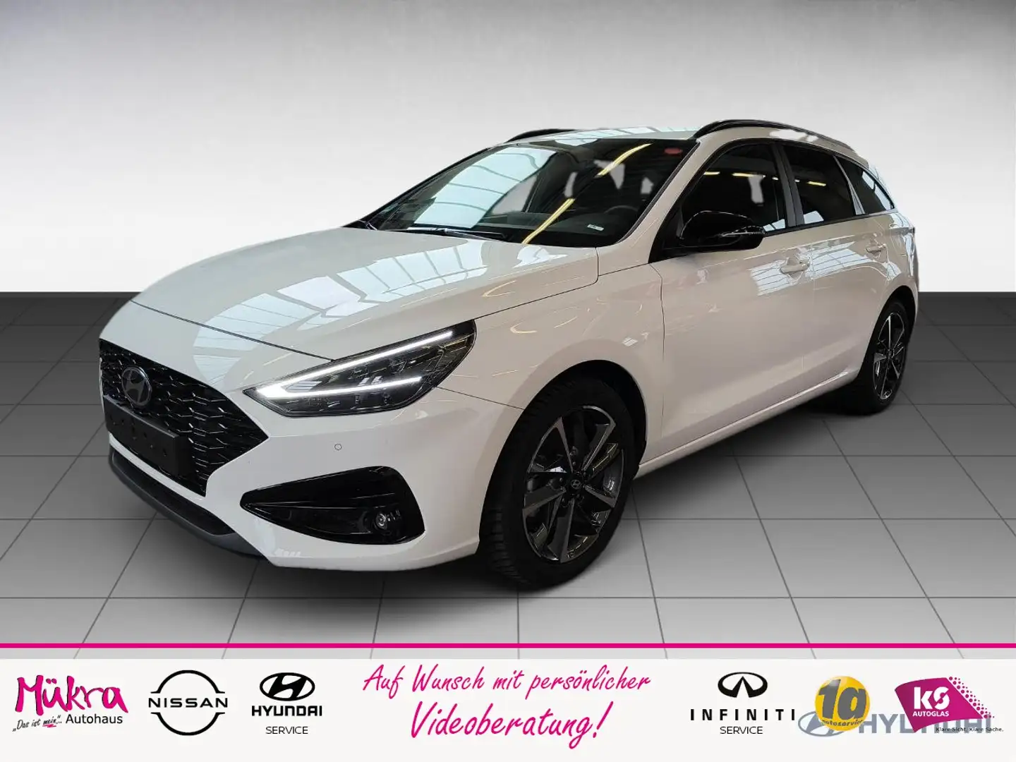 Hyundai i30 Kombi Advantage 1.0T-GDi 7-DCT Plus Paket Klima Blanc - 1