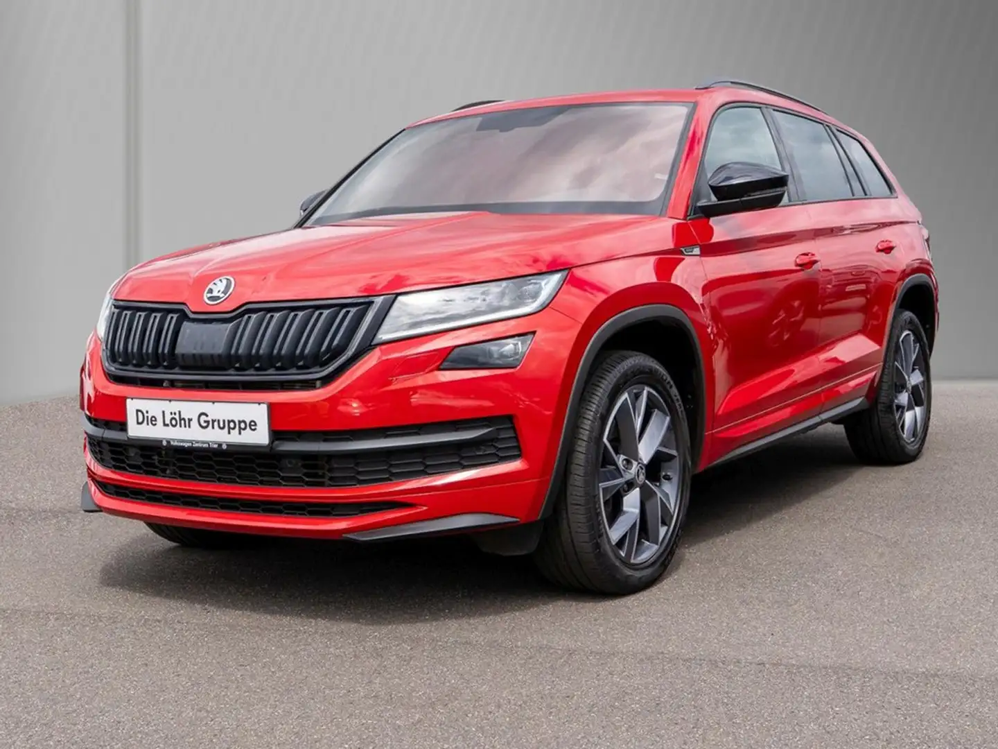 Skoda Kodiaq 2.0 TDI DSG 4x4 Sportline AHK, 7 Sitzer Rot - 2