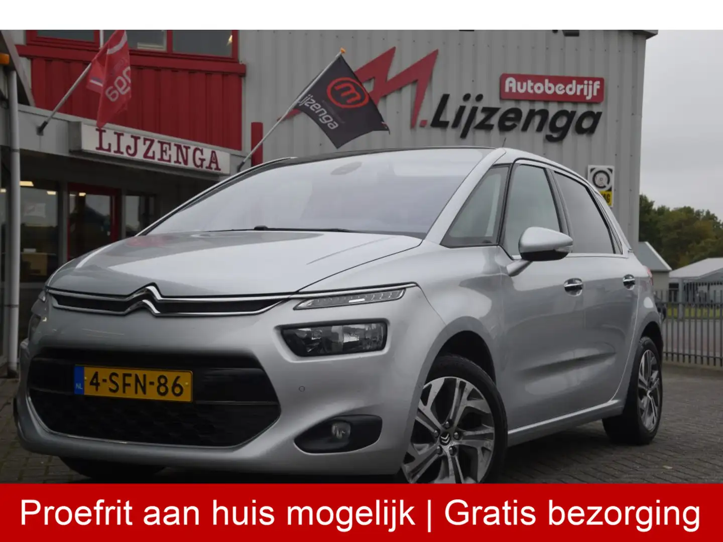 Citroen C4 Picasso 1.6 VTi Intensive Nieuwe motor | Keyless l Navi l Grijs - 1