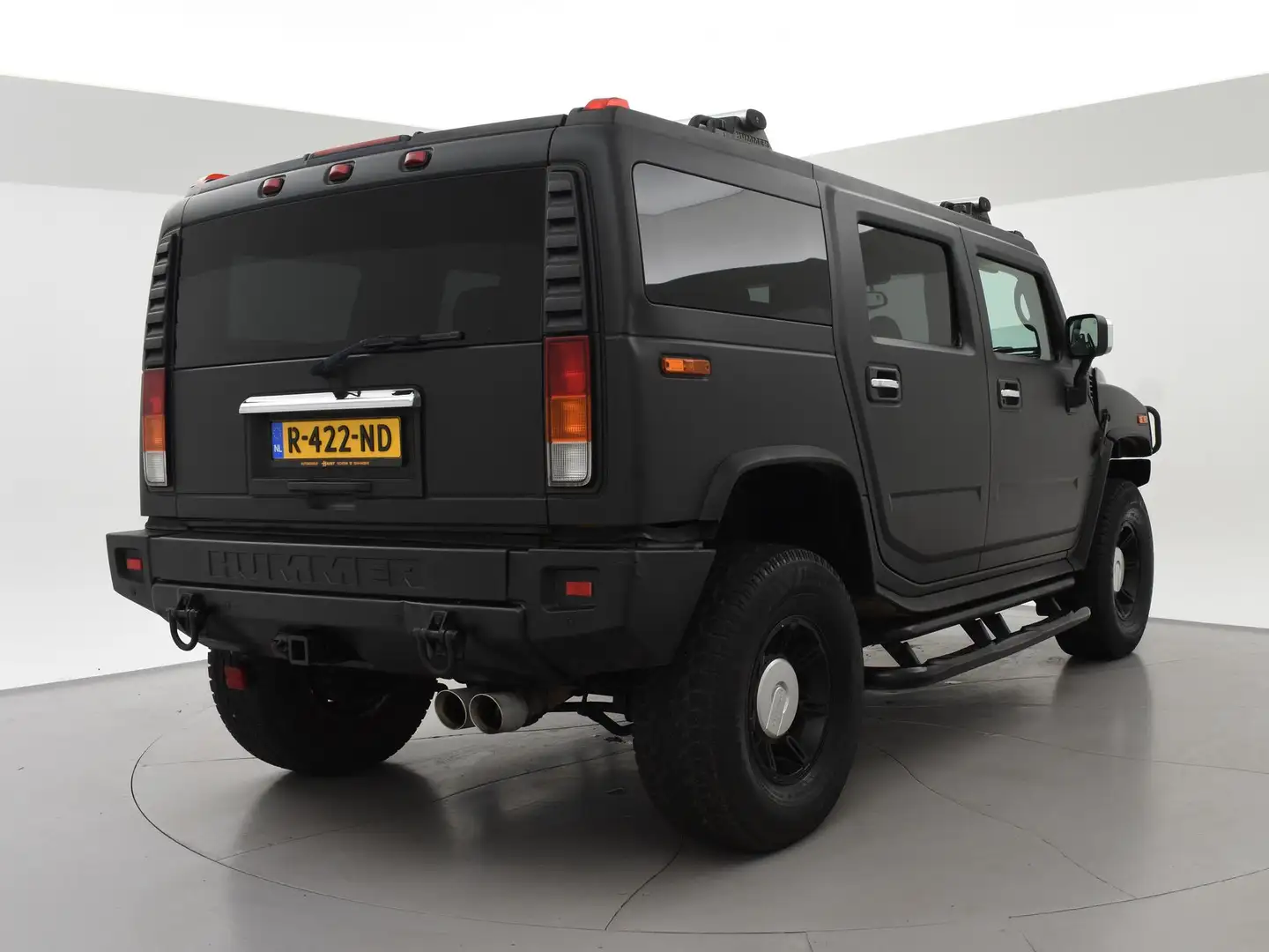 HUMMER H2 6.0 V8 5-PERS. MAT ZWART + SCHUIFDAK | STANDKACHEL Zwart - 2