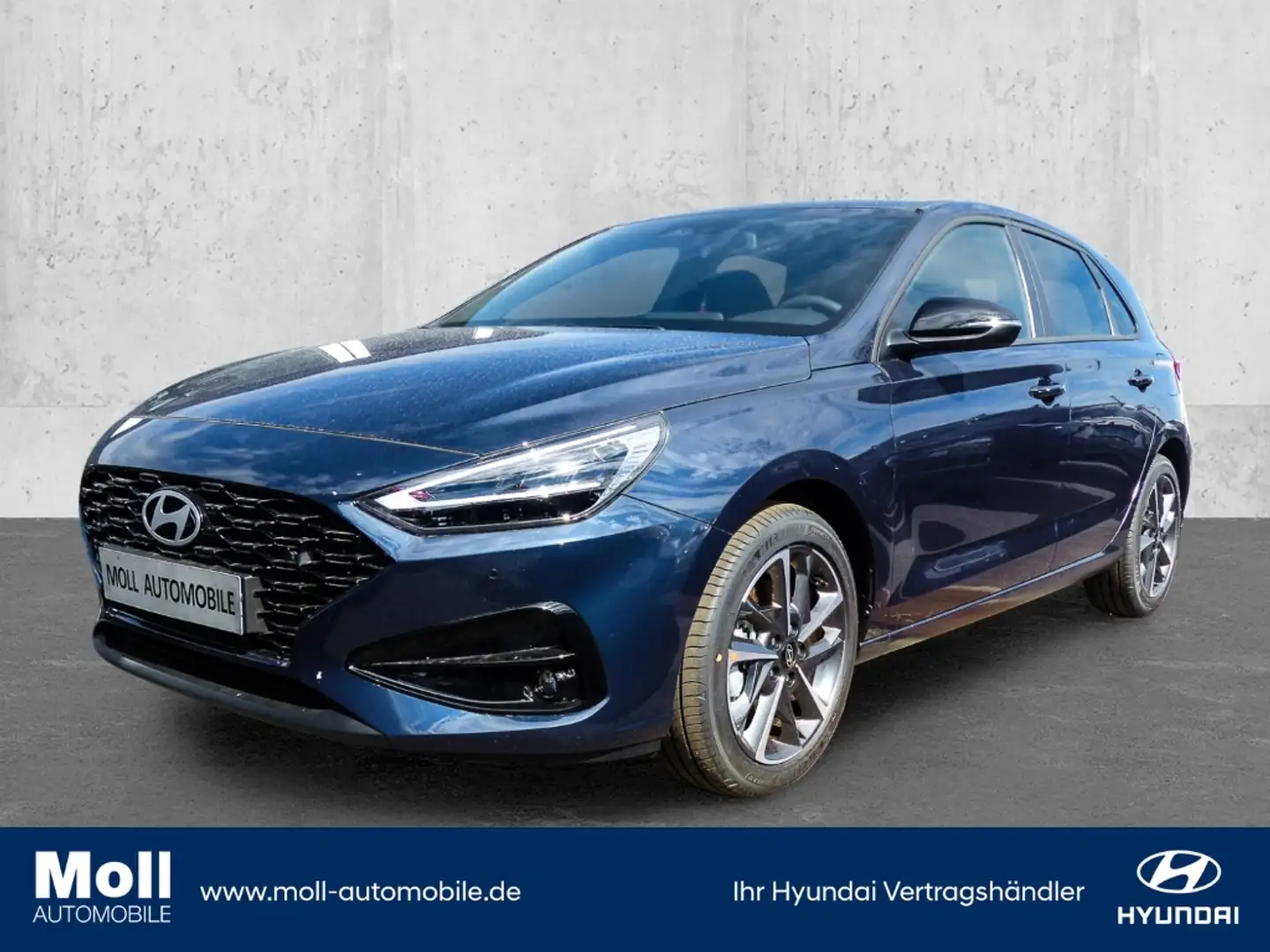 Hyundai i30 Advantage Navi CarPlay Kamera PDC SHZ LHZ Bleu - 1