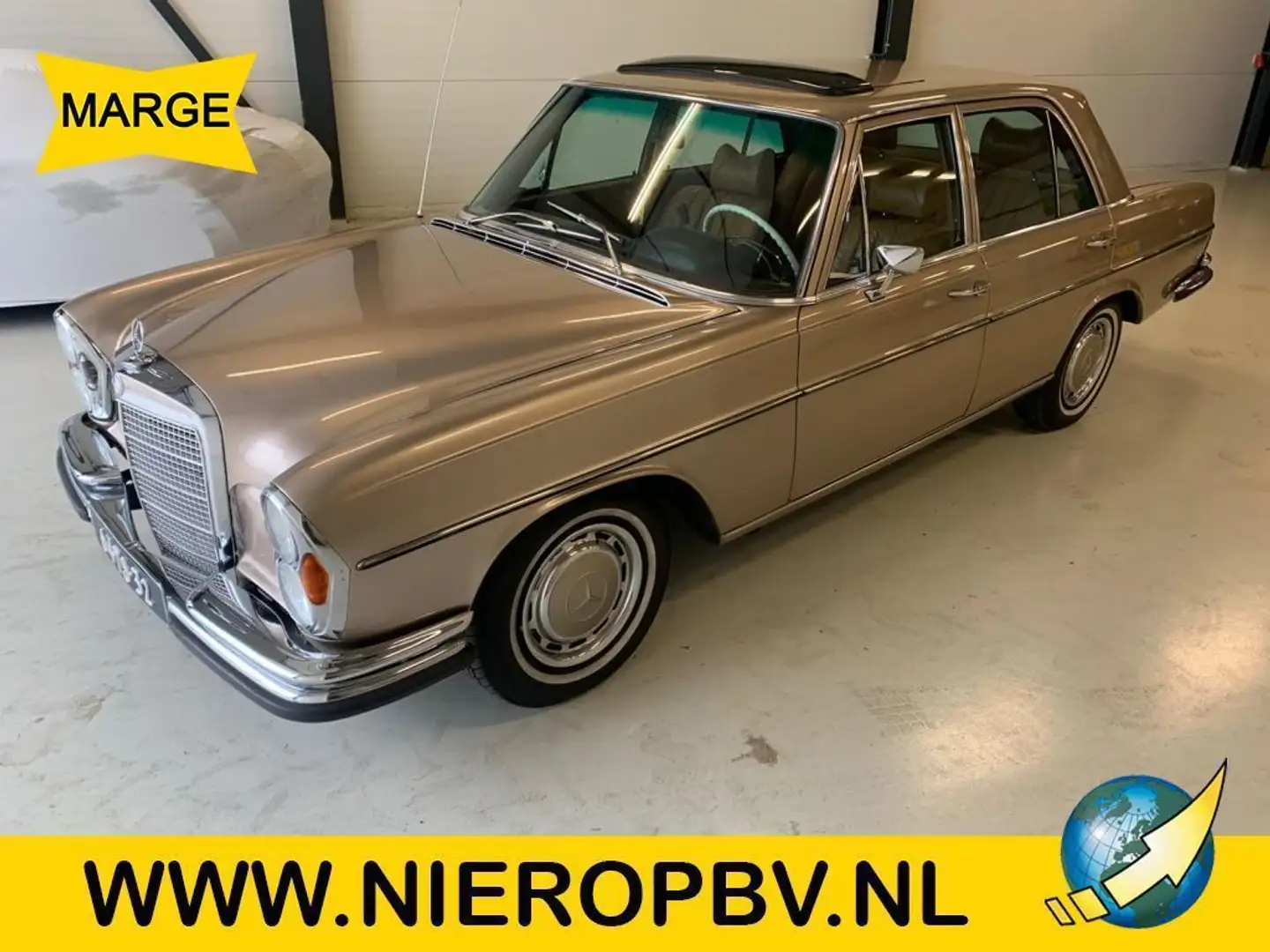 Mercedes-Benz 280 SE AUTOMATIC nieuwstaat Marge Gold - 1
