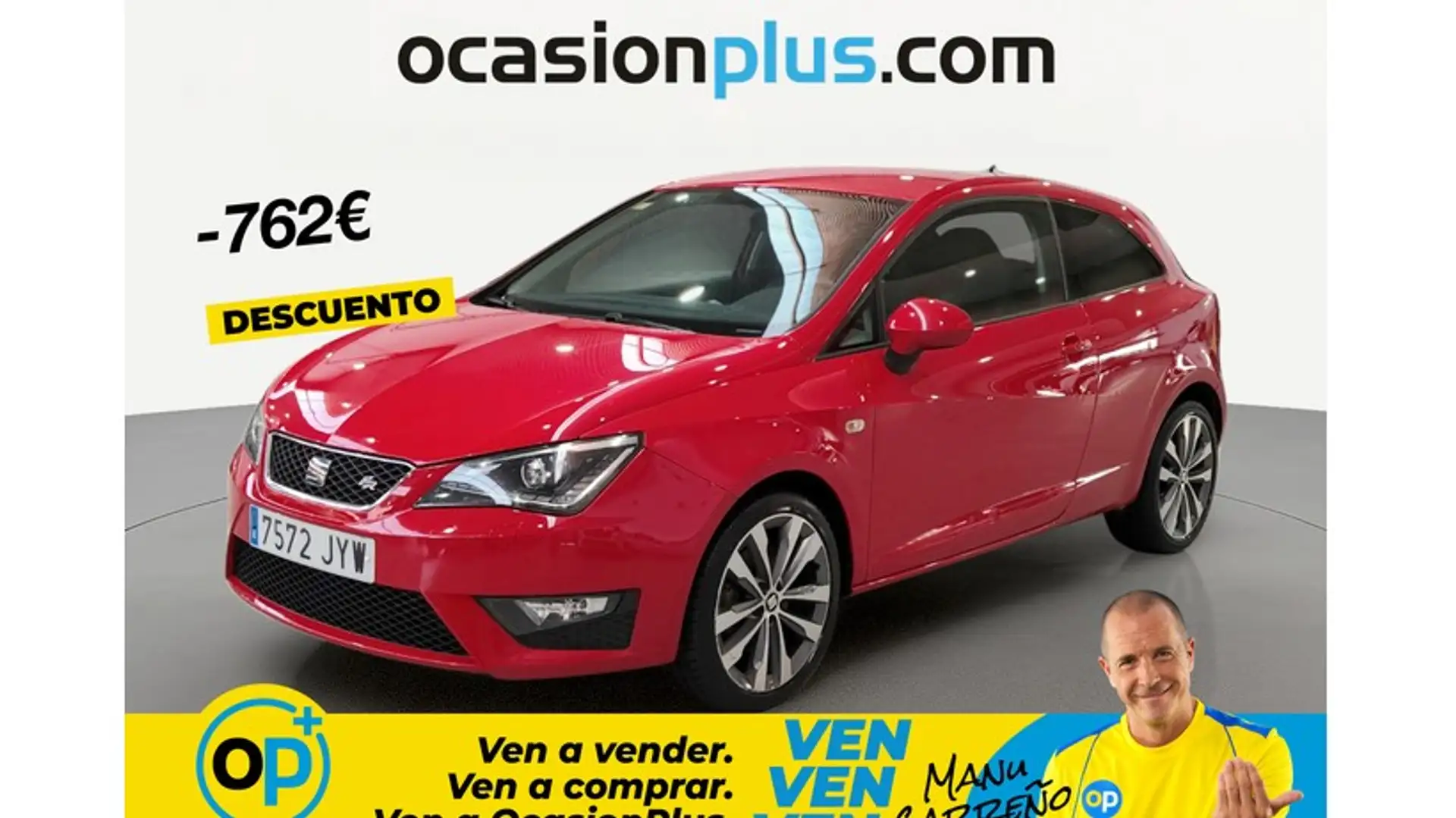 SEAT Ibiza SC 1.0 EcoTSI S&S FR 110 Rojo - 1