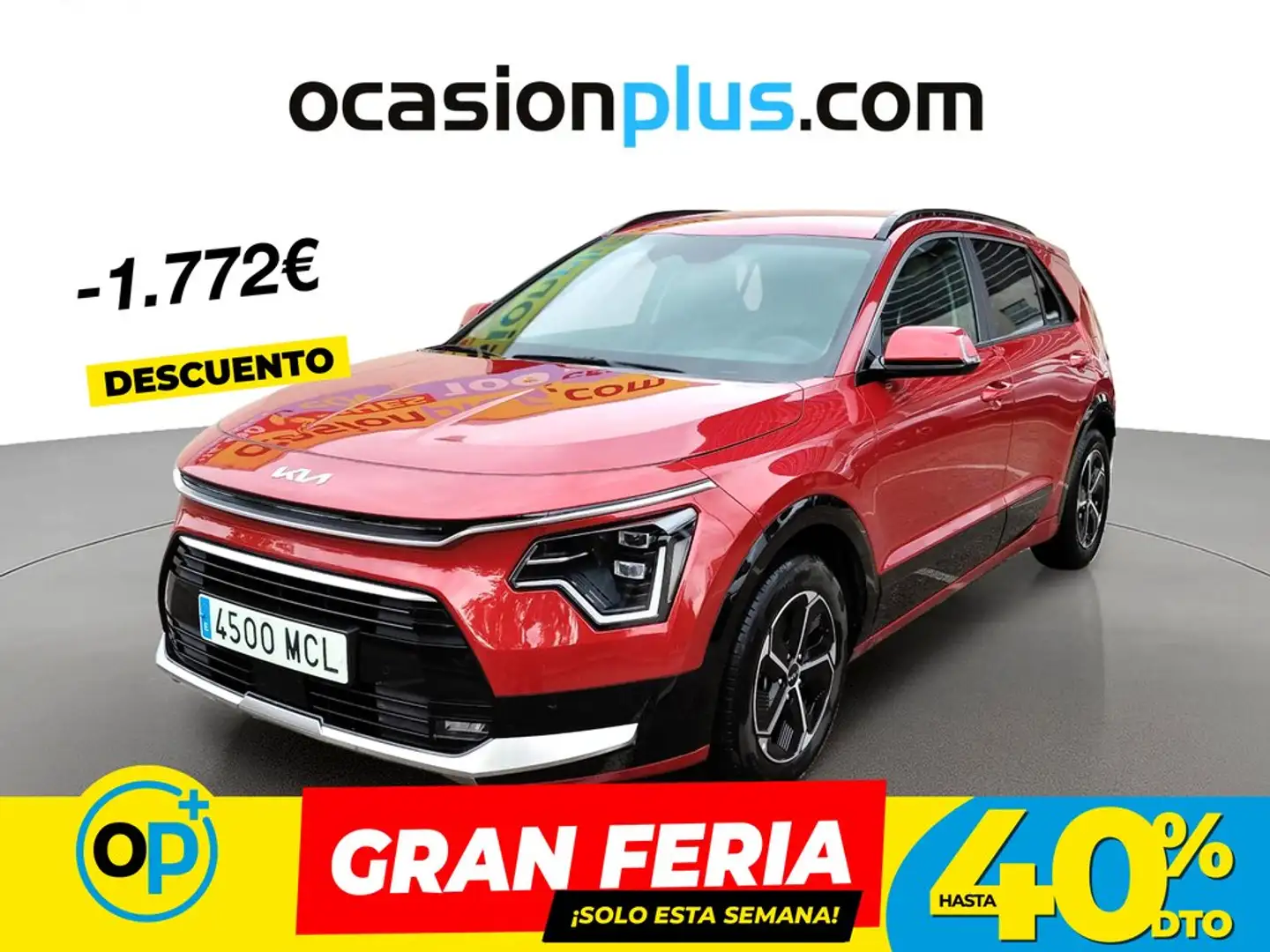 Kia Niro 1.6 HEV Drive 141 Rojo - 1