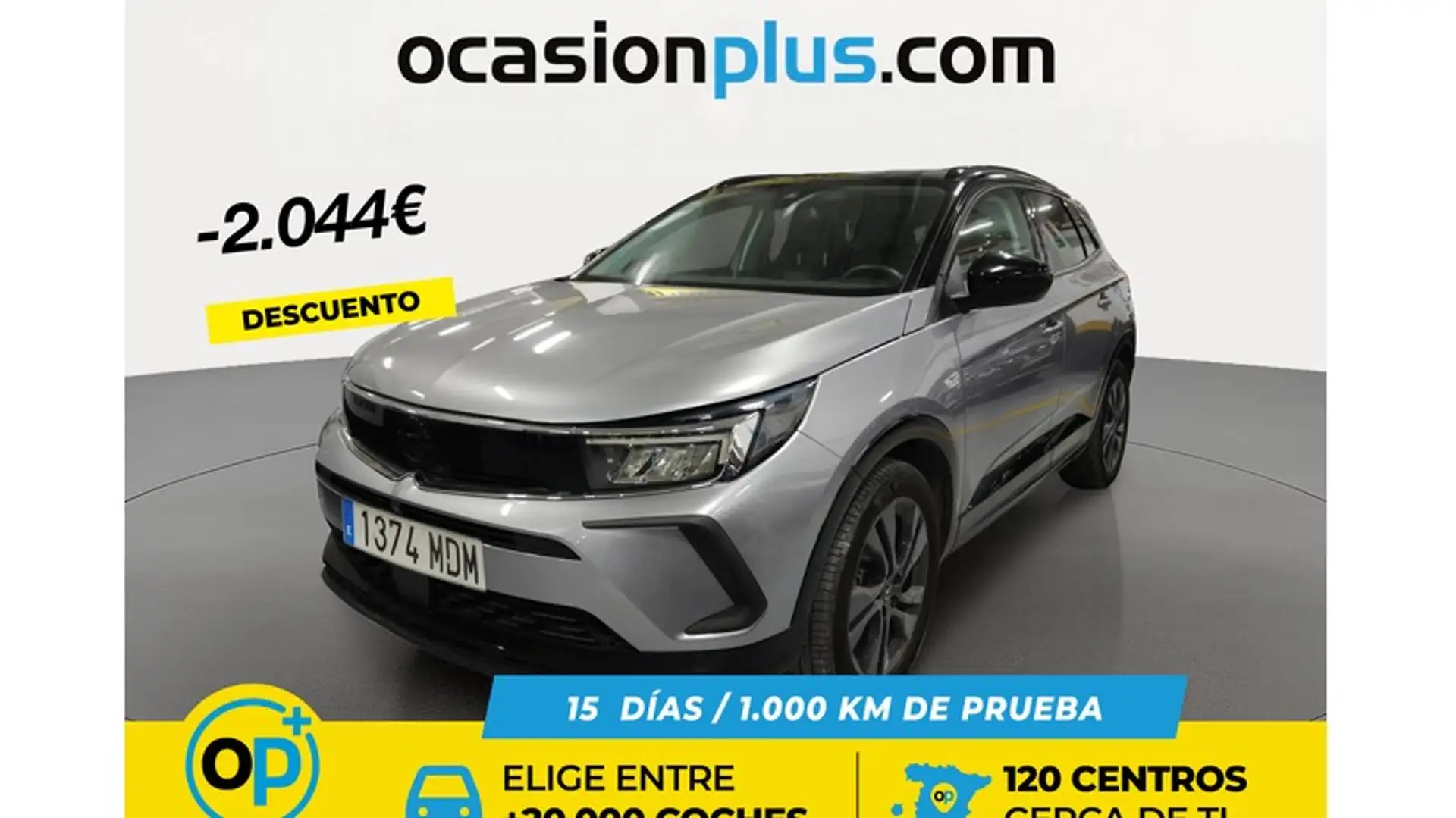 Opel Grandland 1.2T S&S GS Line Aut. 130 Gris - 1