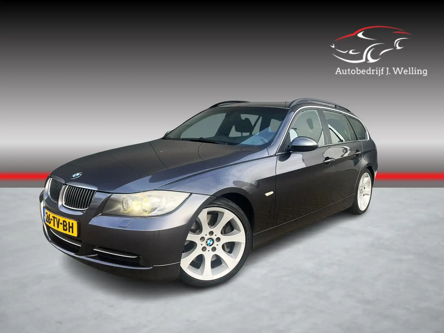 BMW 335 3-serie Touring 335d High Executive navi / M pakke Gris - 1