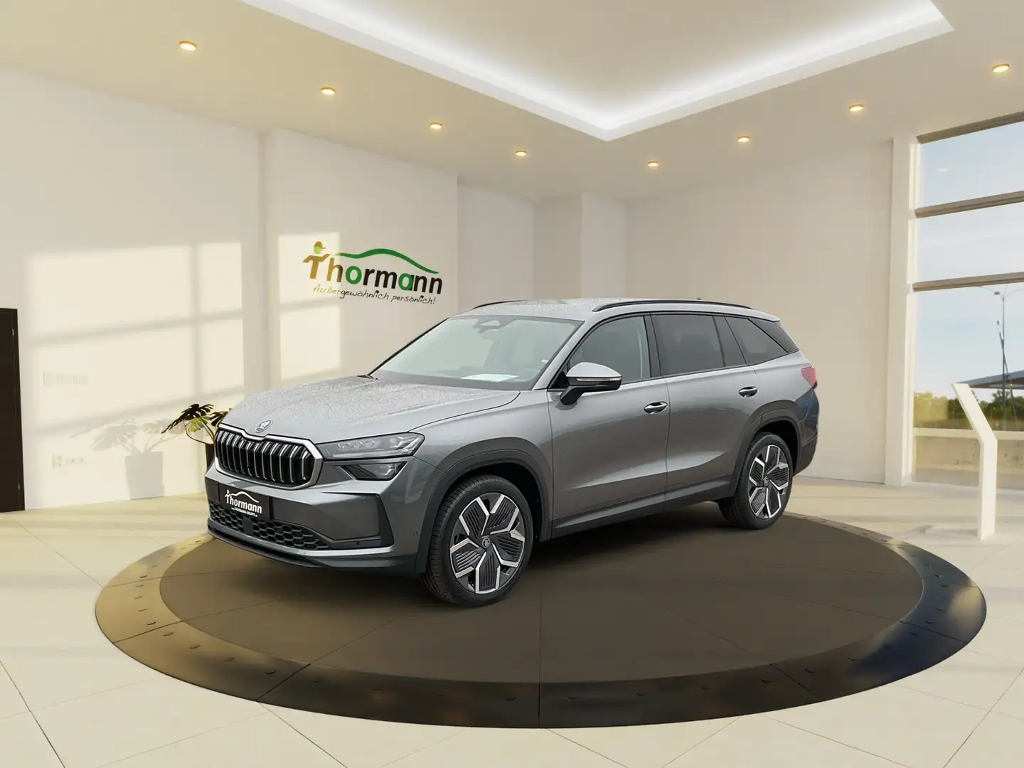 Skoda Kodiaq Selection 1.5 TSI mHEV DSG HUD 7Sitzer Grau - 2