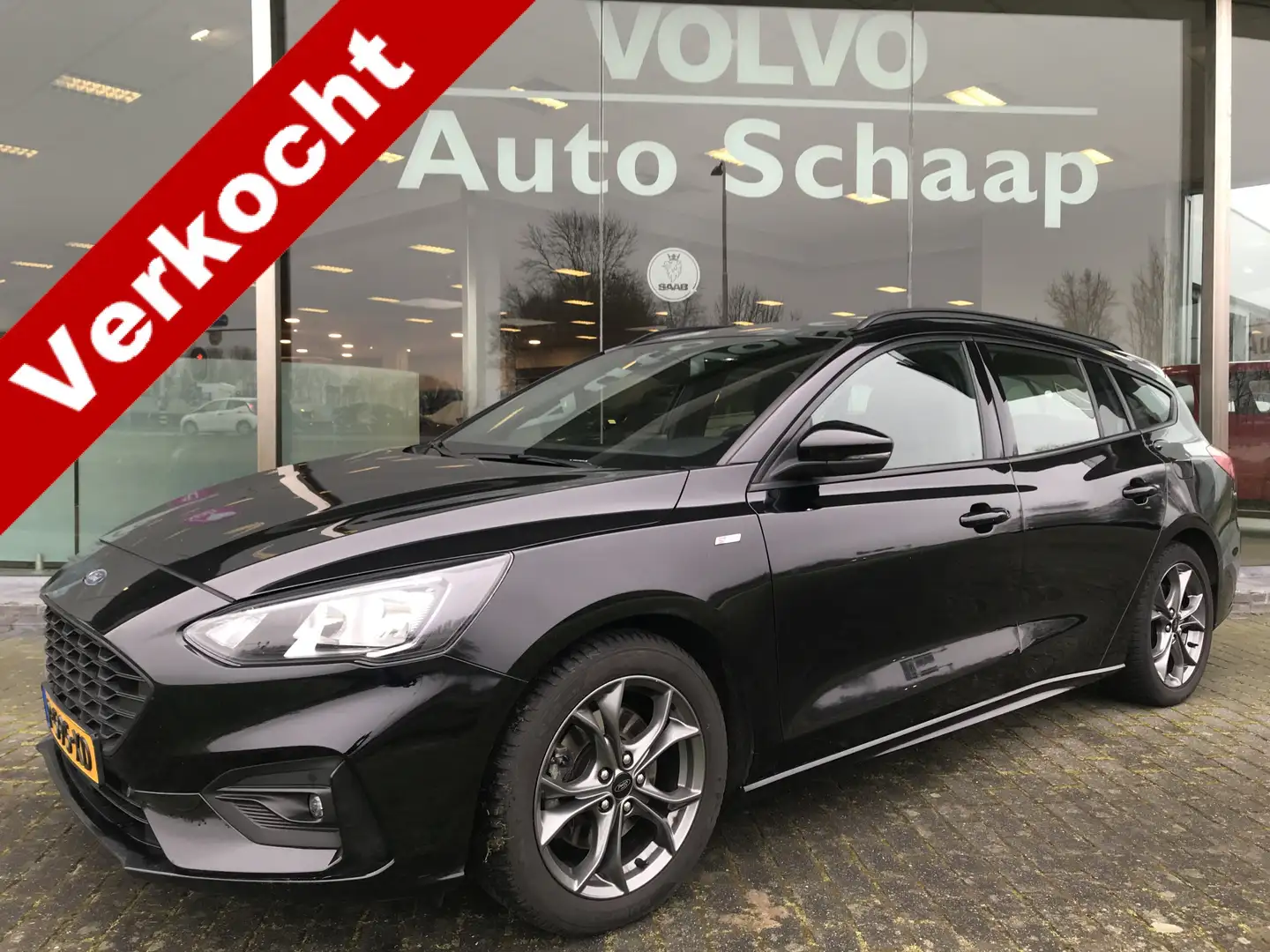 Ford Focus Wagon 1.0 EcoBoost ST Line Business | Rijklaar inc Schwarz - 1