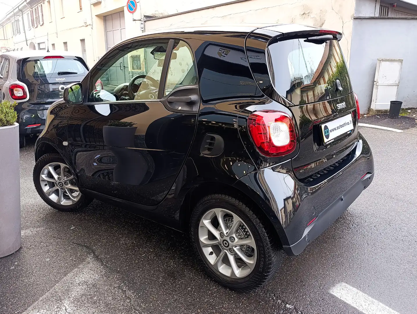 smart forTwo 1.0 Passion 71cv twinamic solo Km 25.741 Schwarz - 2