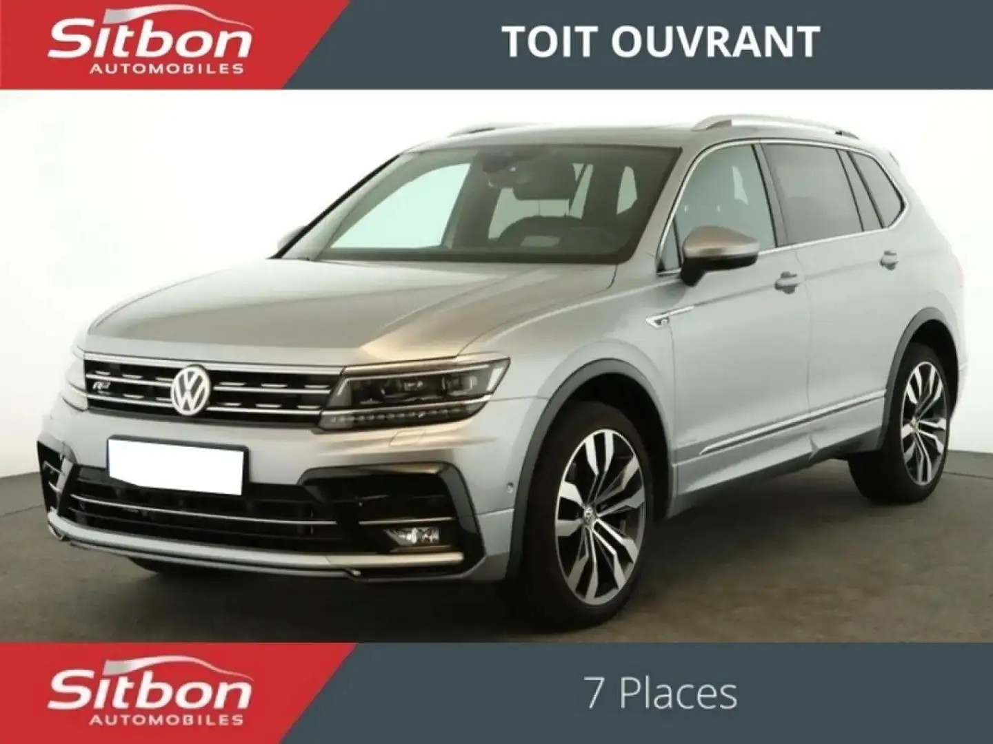 Volkswagen Tiguan 2.0 TDI 150 DSG 7 R-Line CARAT TOIT OUVRANT JANTES Grijs - 1