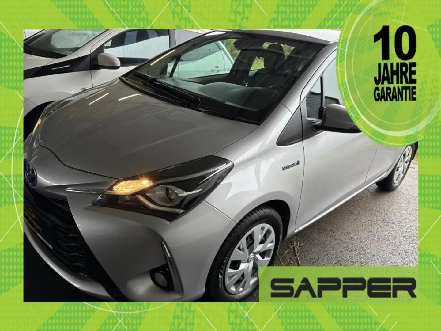 Toyota Yaris 1,5 Hybrid 5-tg. Active '17 Silber - 1