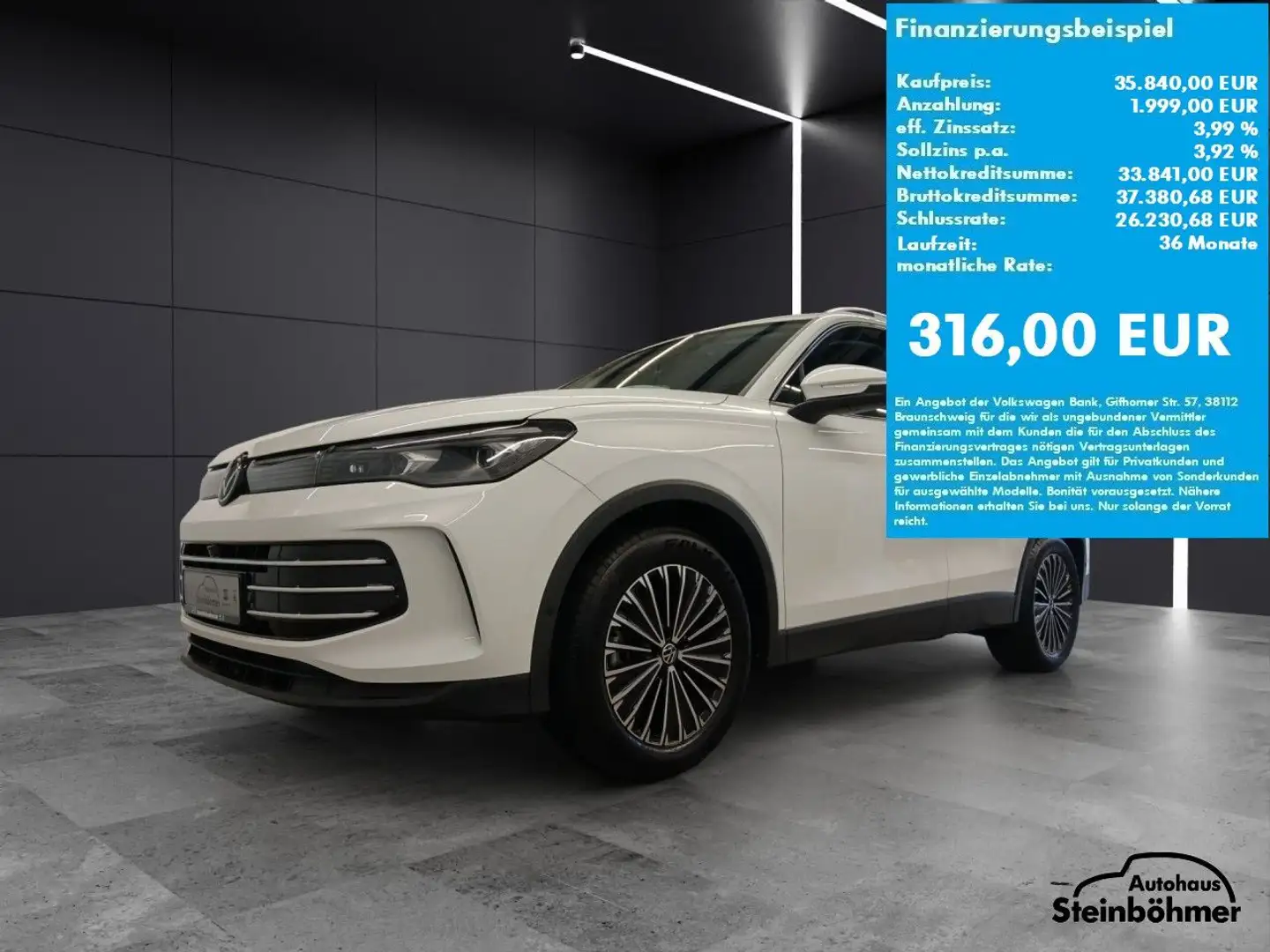 Volkswagen Tiguan Elegance 1.5eTSI DSG IQ.Light NAV AHK ACC Wit - 2