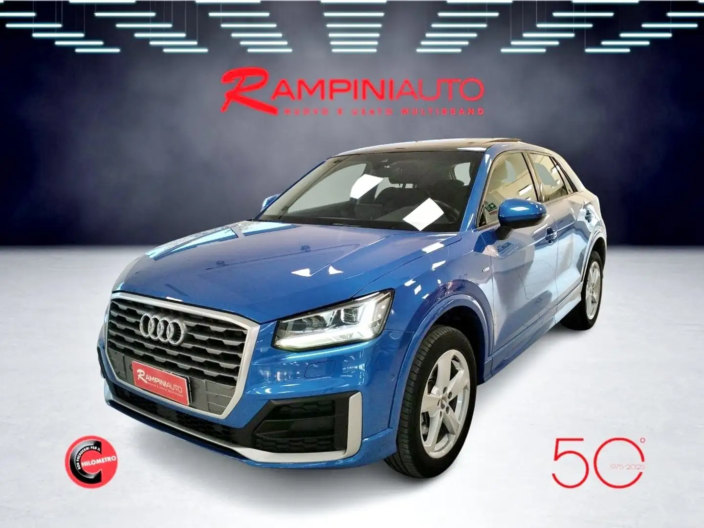 Audi Q2 Q2 35 2.0 tdi S line edition 150cv s-tronic my20 Bleu - 1