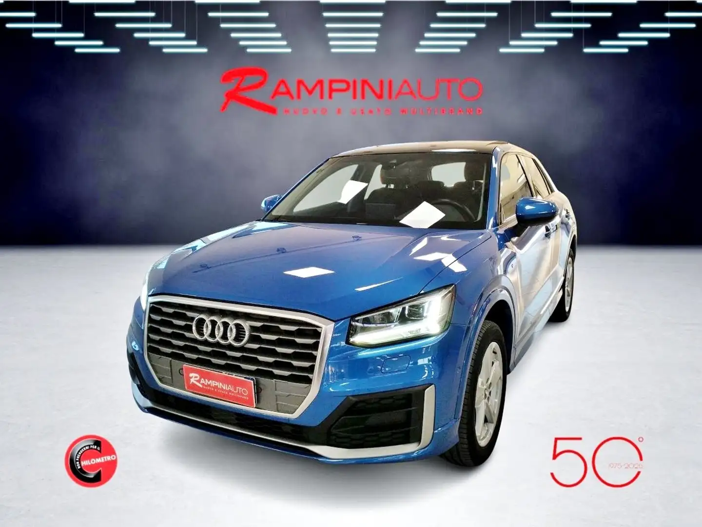 Audi Q2 Q2 35 2.0 tdi S line edition 150cv s-tronic my20 Bleu - 2