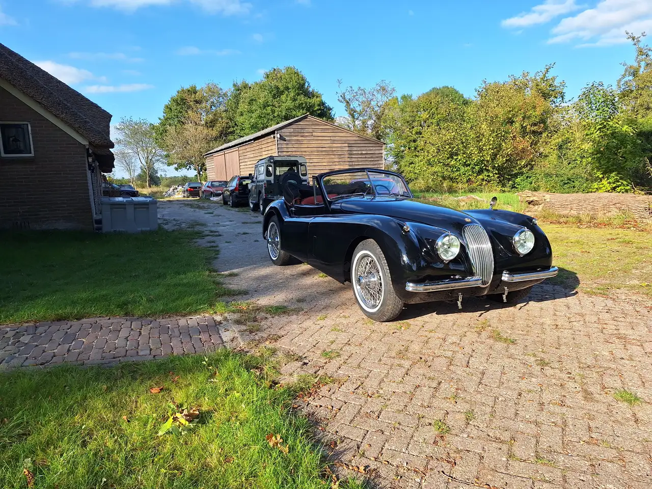 Jaguar XK 120 DHC (1953) 8-cyl. black in like new condition!, foto 5