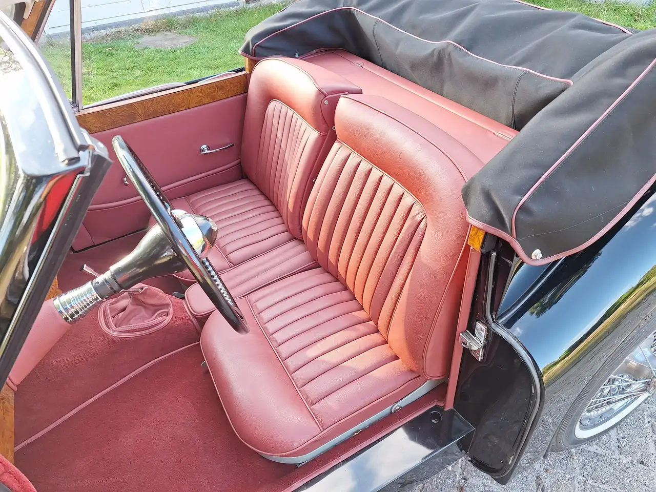Jaguar XK 120 DHC (1953) 8-cyl. black in like new condition!, foto 8