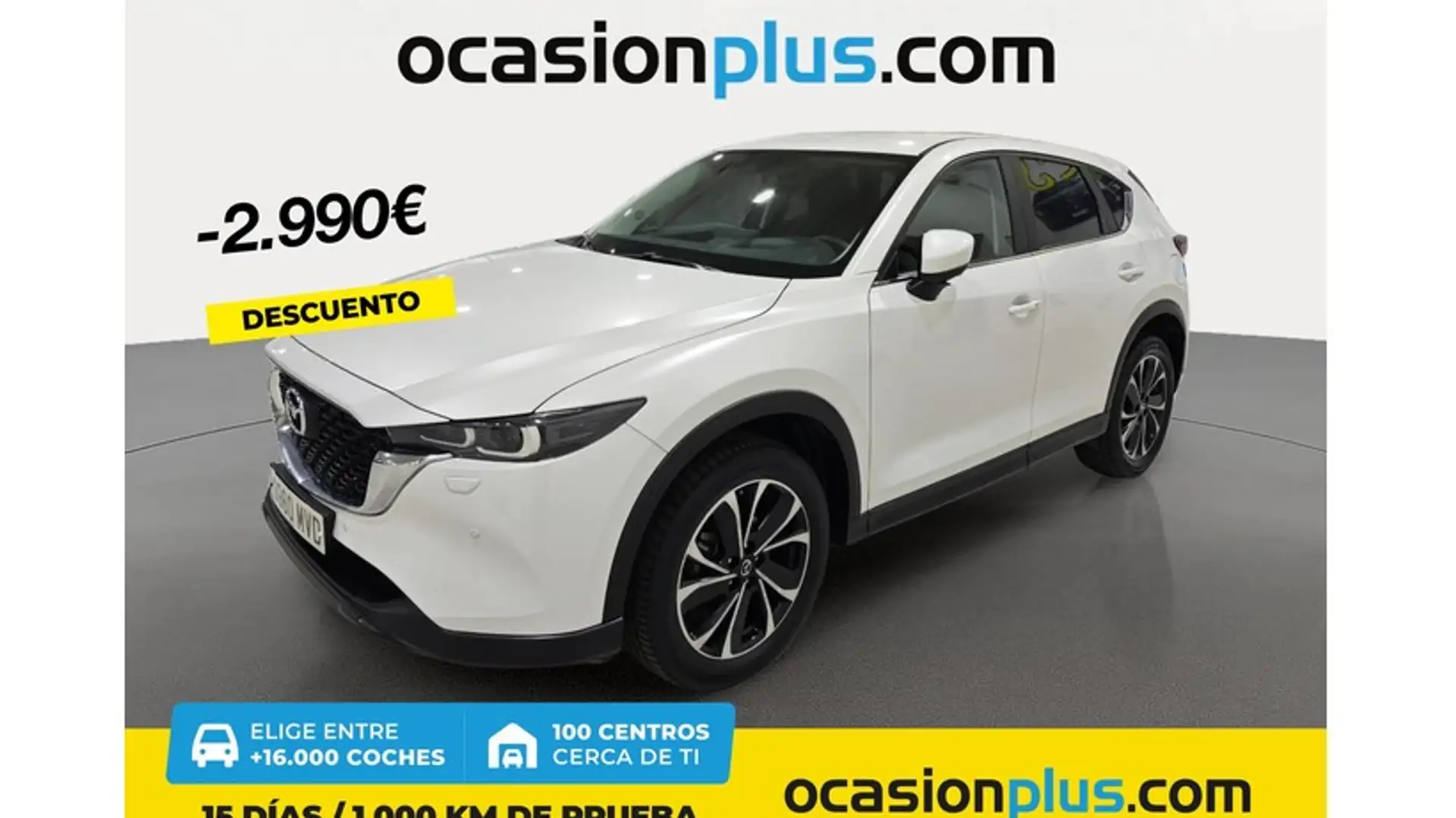 Mazda CX-5 2.0 e-Skyactiv-G MHEV Exclusive-Line White 2WD 121 Blanco - 1