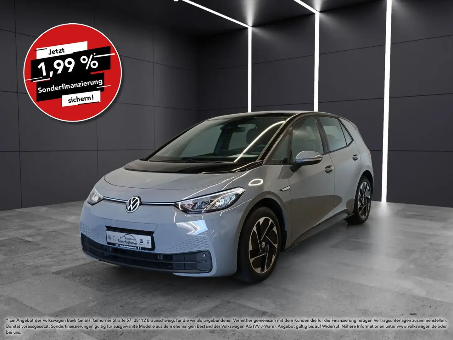 Volkswagen ID.3 Pure Performance AppCon NAVI CCS Bluetooth Argent - 1