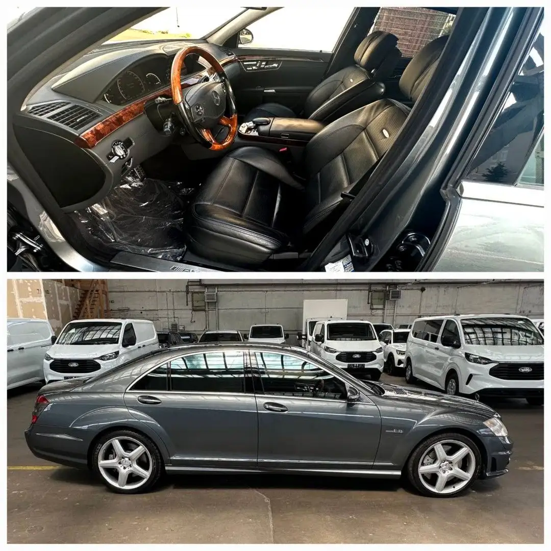 Mercedes-Benz S 63 AMG Lang MassageMultikonturBelüftPano Servo Gris - 1