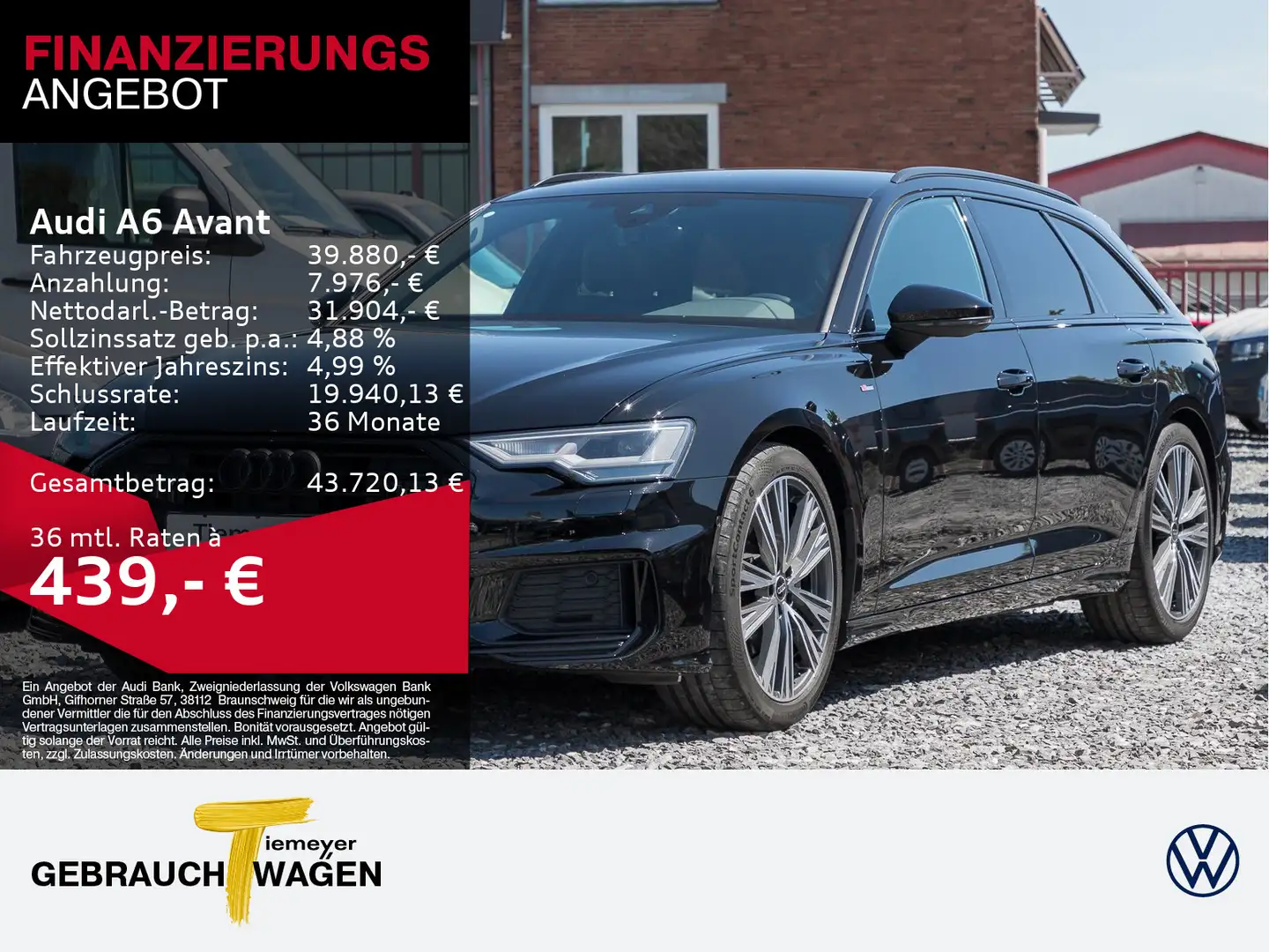 Audi A6 45 TFSI 2x S LINE LM20 OPTIK-PKT+ VIRTU Schwarz - 1