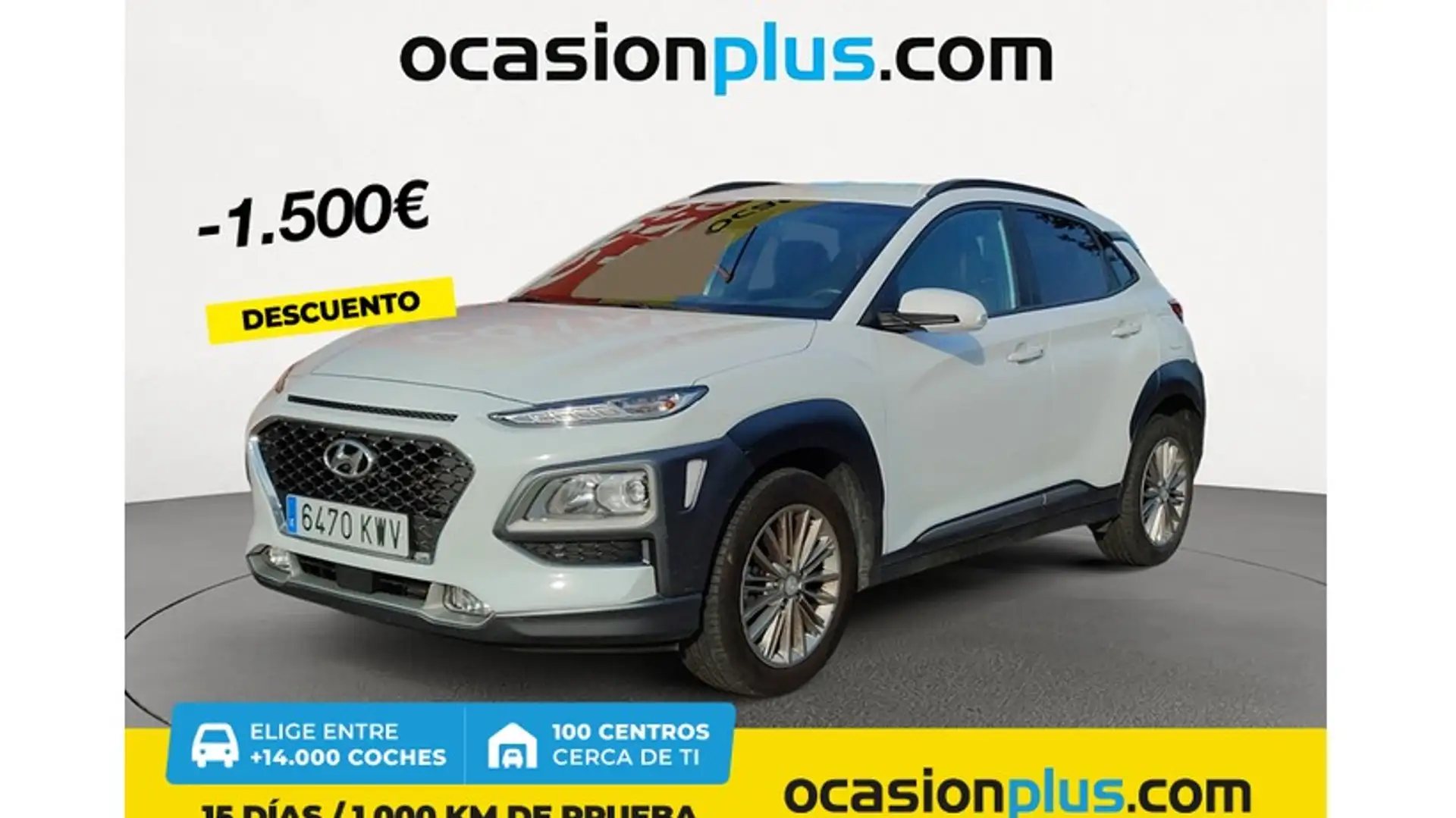 Hyundai KONA 1.0 TGDI Tecno Lime 4x2 Blanco - 1