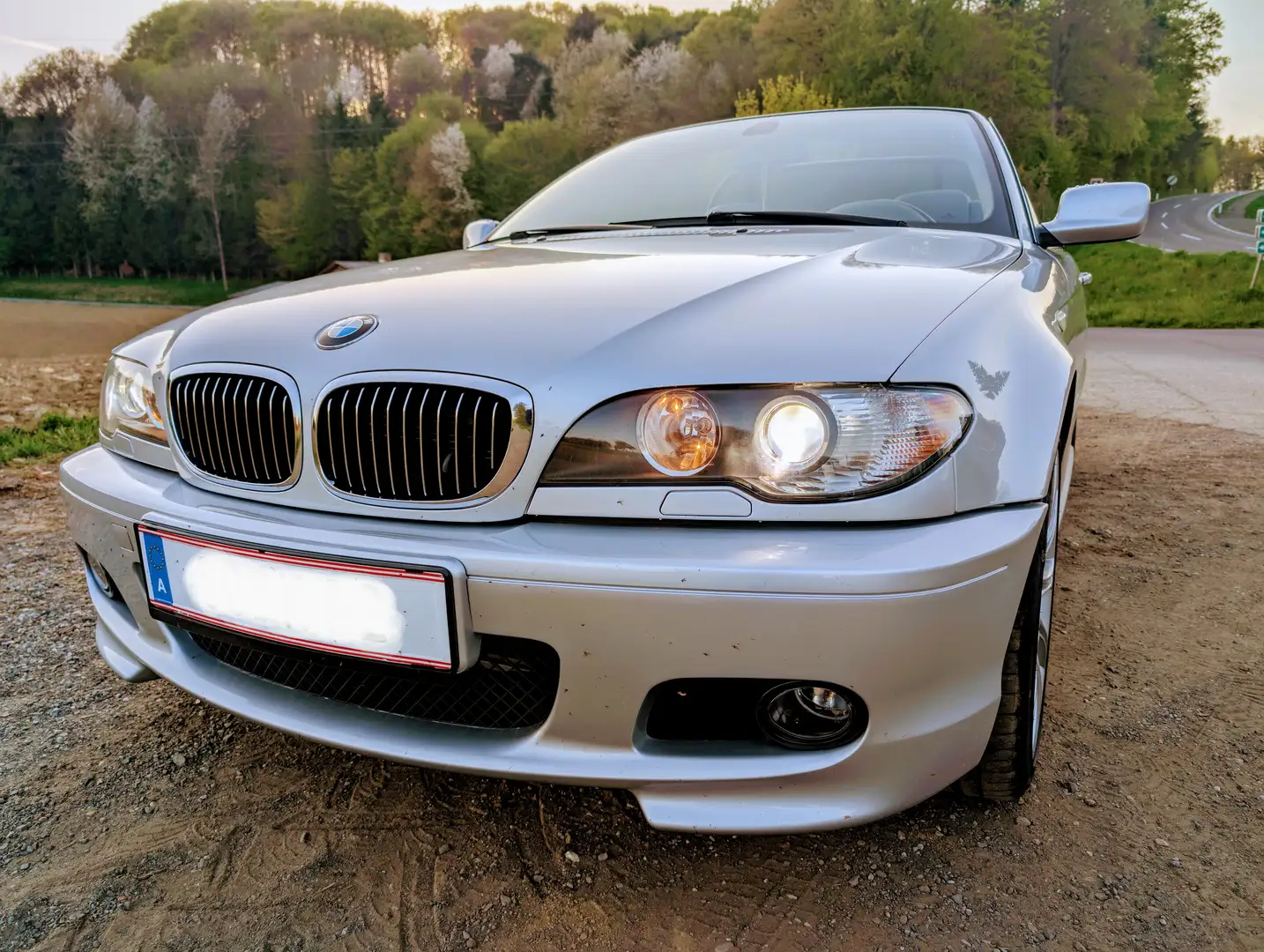 BMW 320 320Ci Cabrio Silber - 1