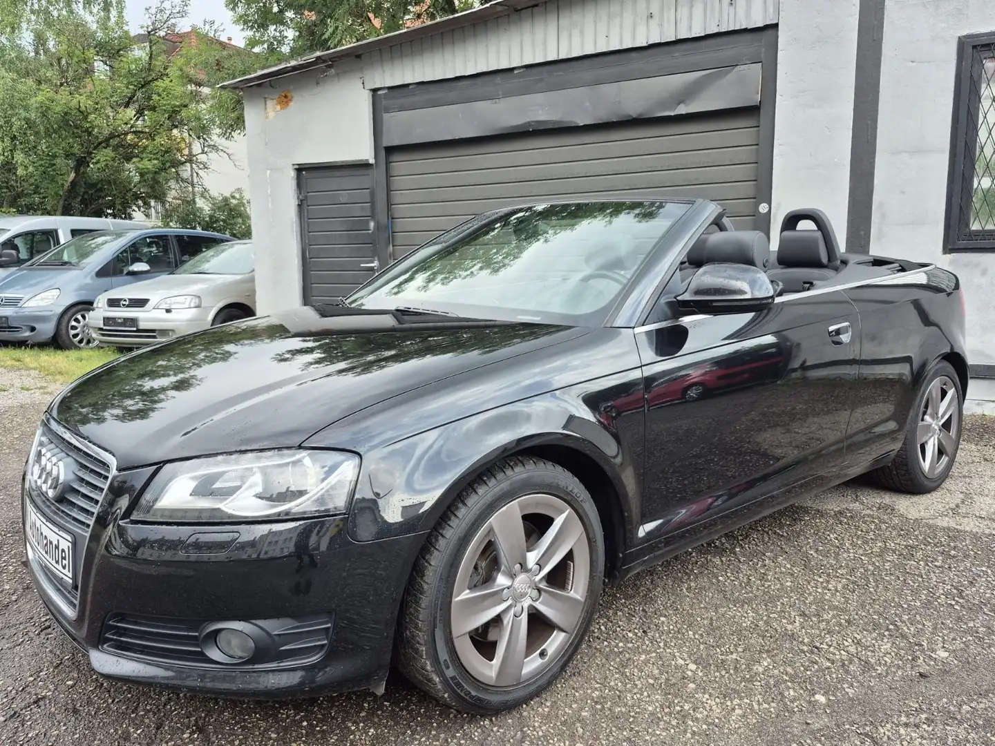 Audi A3 Cabriolet Ambition Aut Leder Navi Schwarz - 1