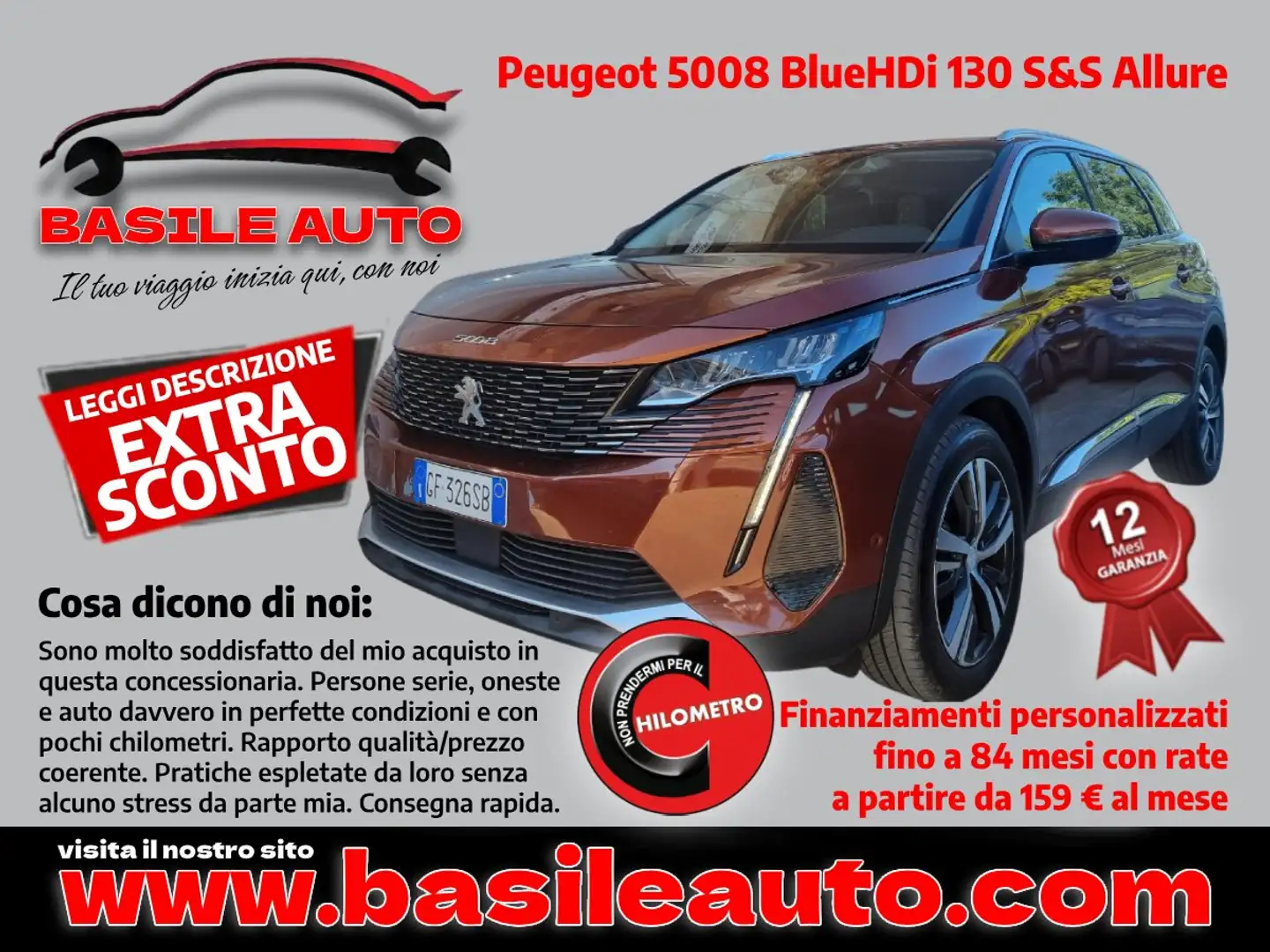 Peugeot 5008 5008 II 2021 1.5 bluehdi Allure s Brons - 1