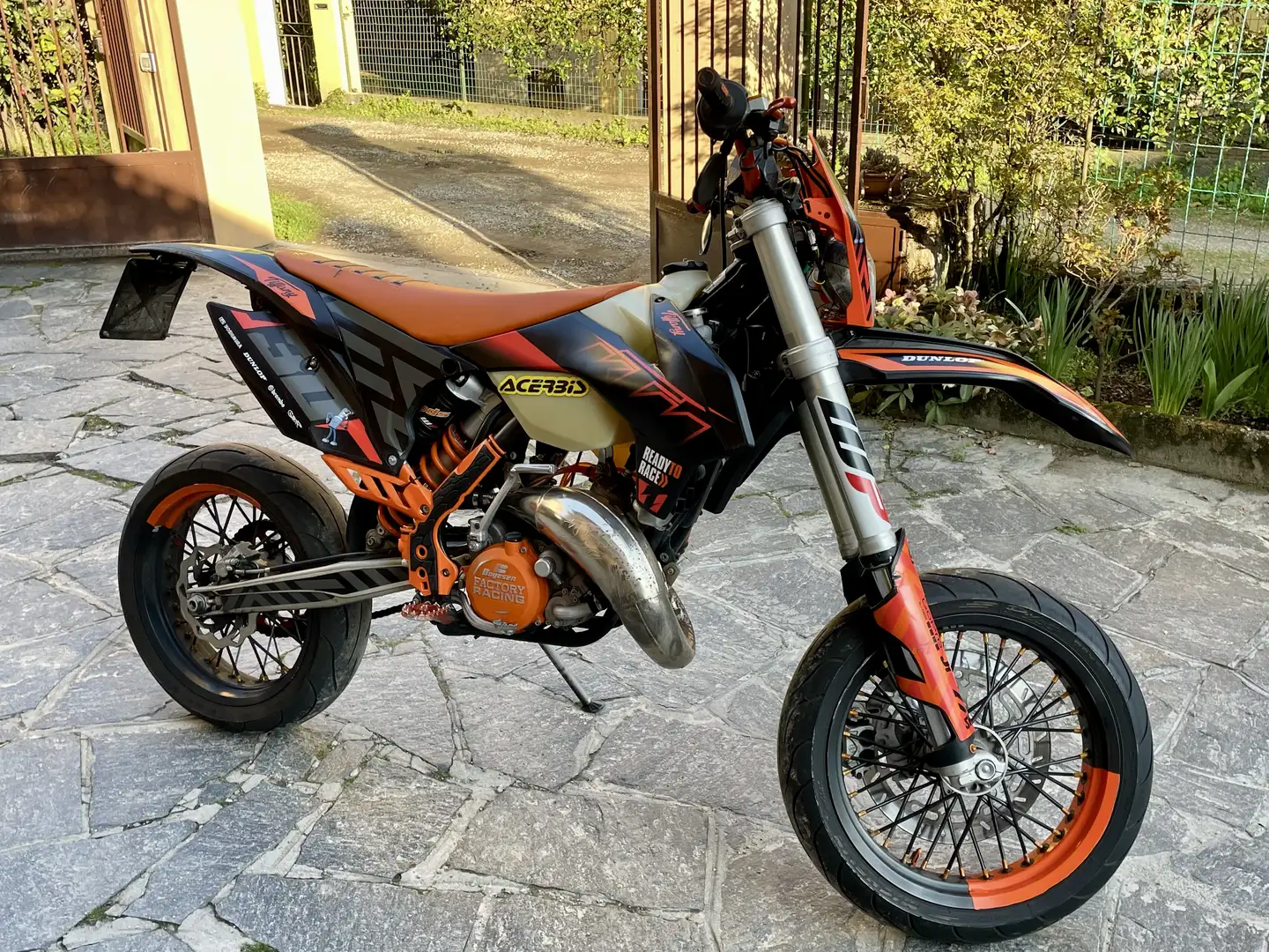 KTM 125 EXC omologato motard - 1