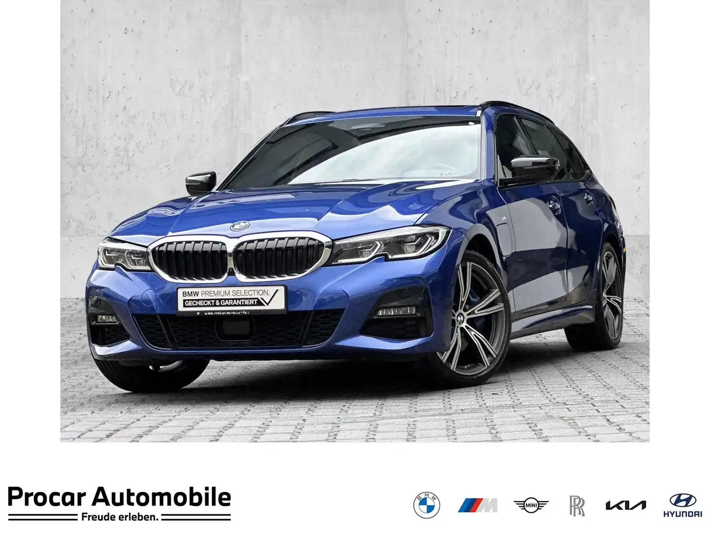 BMW 330 e xDrive M Sport Laser DA Prof PA+ Pano AHK Bleu - 1