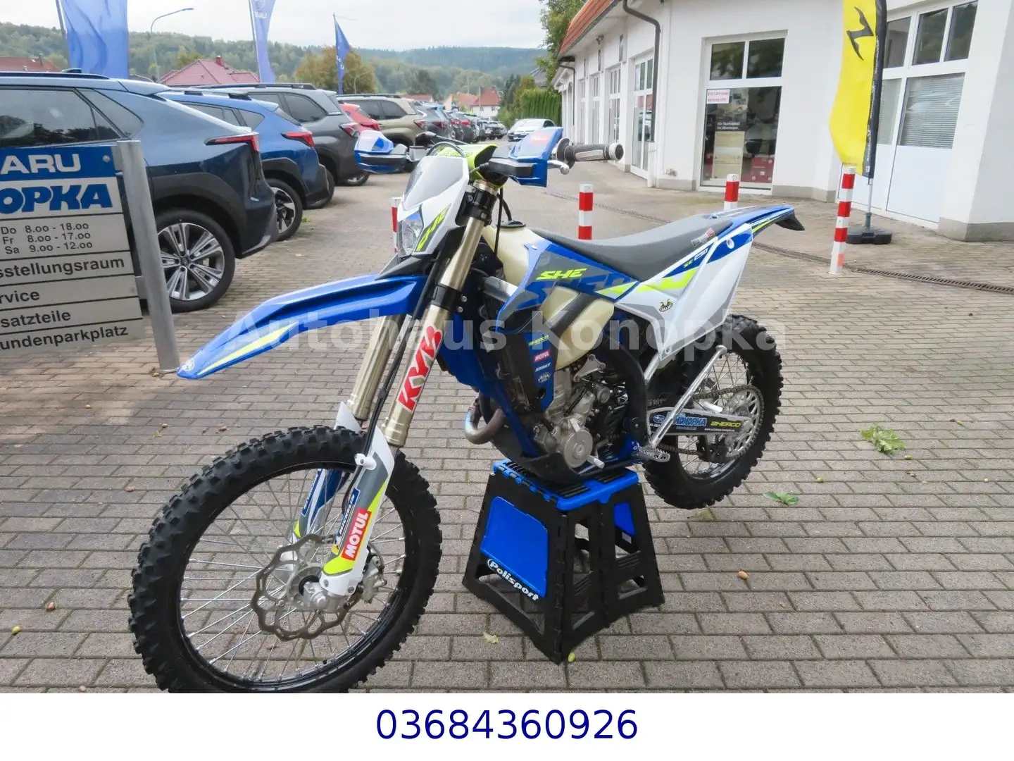 Sherco 250 SEF Factory 2023 mit 39BH Blau - 1