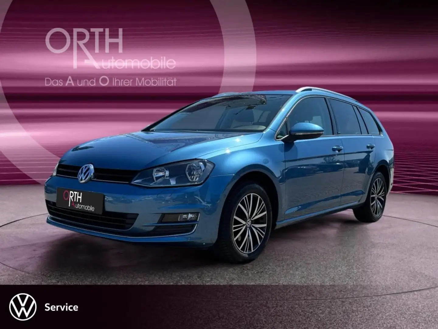 Volkswagen Golf Variant VII 1.4 TSI DSG Allstar KLIMA SHZ Bleu - 1