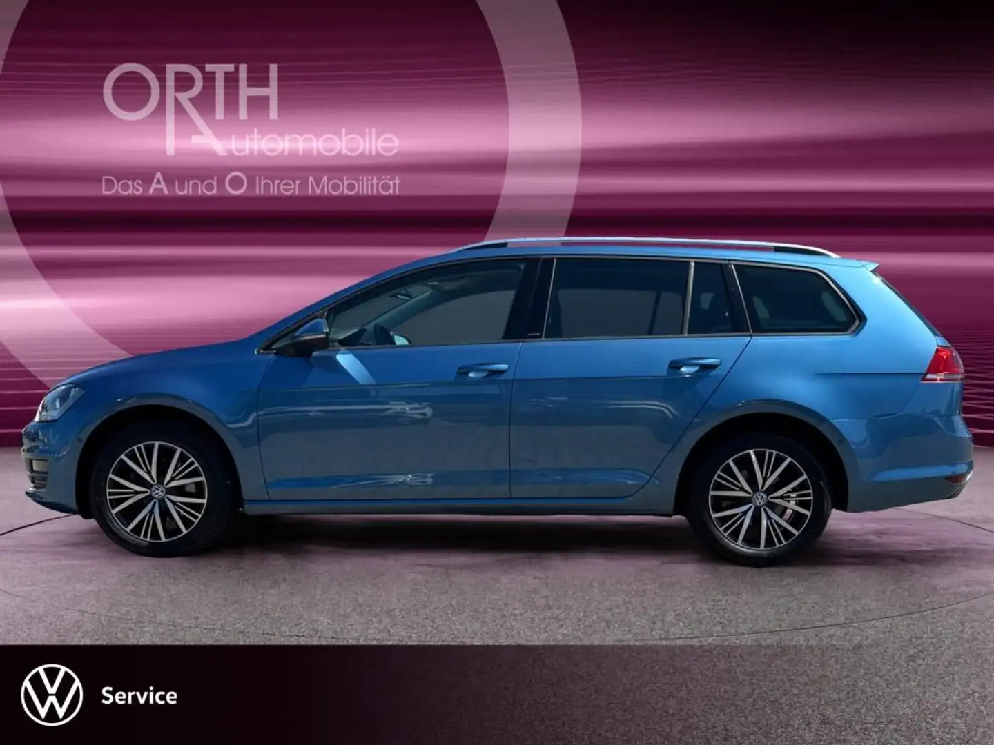 Volkswagen Golf Variant VII 1.4 TSI DSG Allstar KLIMA SHZ Bleu - 2