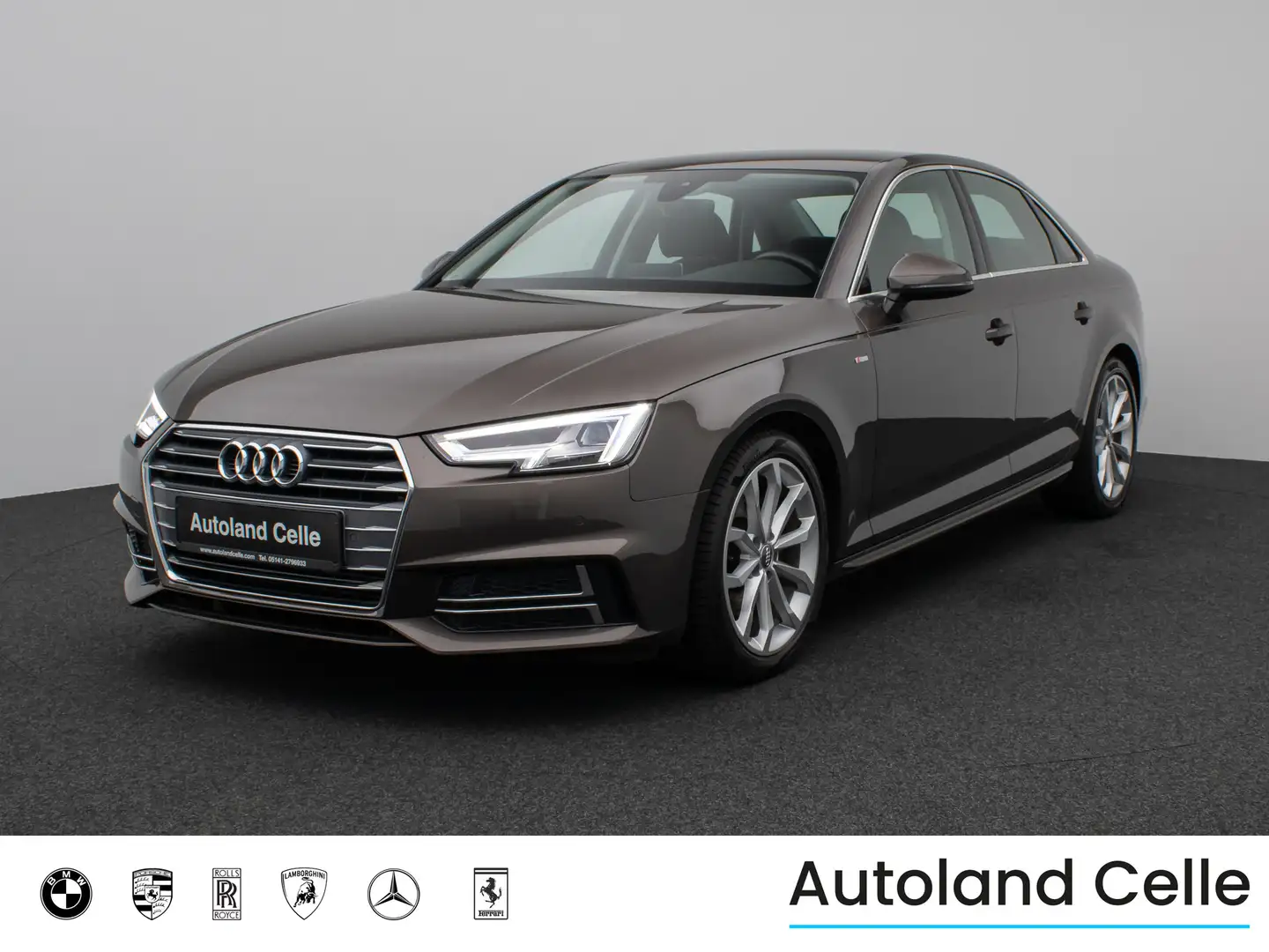 Audi A4 2.0 TFSI Lim. Sport S Line Virtual AHK Tempom Marrone - 1