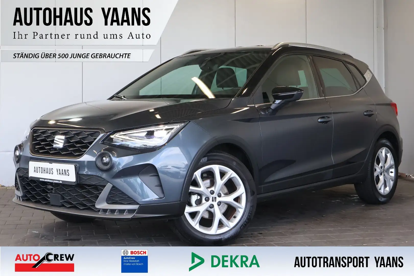SEAT Arona FR 1.0 TSI AID+CARPLAY+FRONT+LANE+LED+17" Grau - 1
