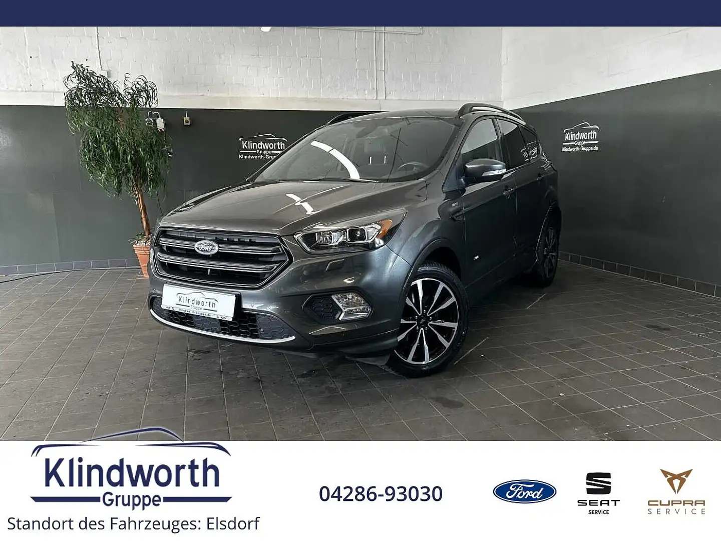 Ford Kuga 2.0 TDCi 4x4 Aut. ST-Line +AHK+GJR+Xenon Grau - 1