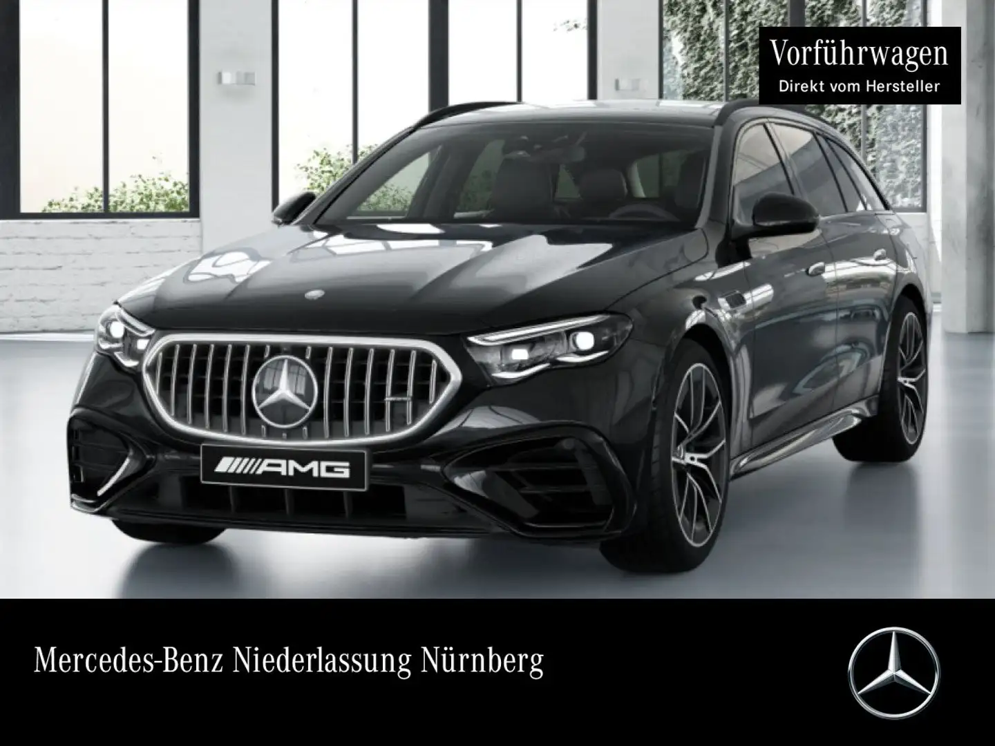 Mercedes-Benz E 53 AMG T 4M Hybrid Fahrass 360° Pano Distr. HUD Schwarz - 1