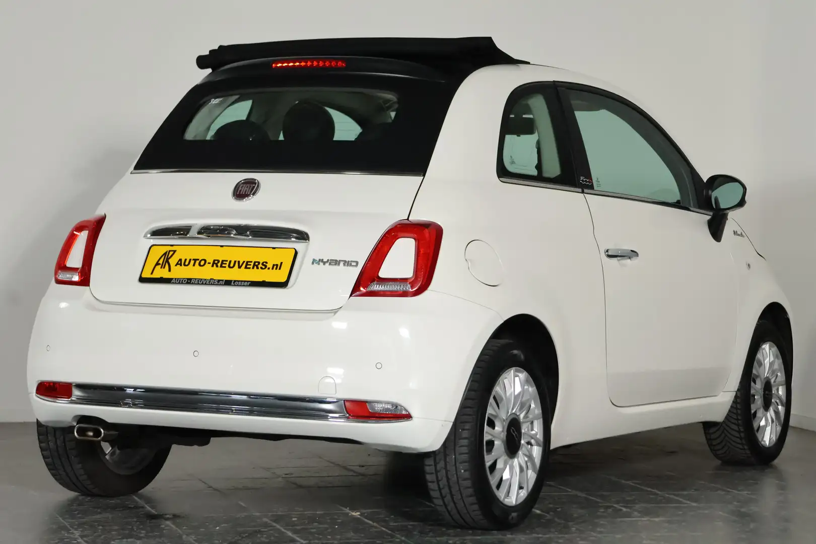 Fiat 500C Cabrio 1.0 Hybrid Dolcevita / Navigatie / Cruise / Weiß - 2