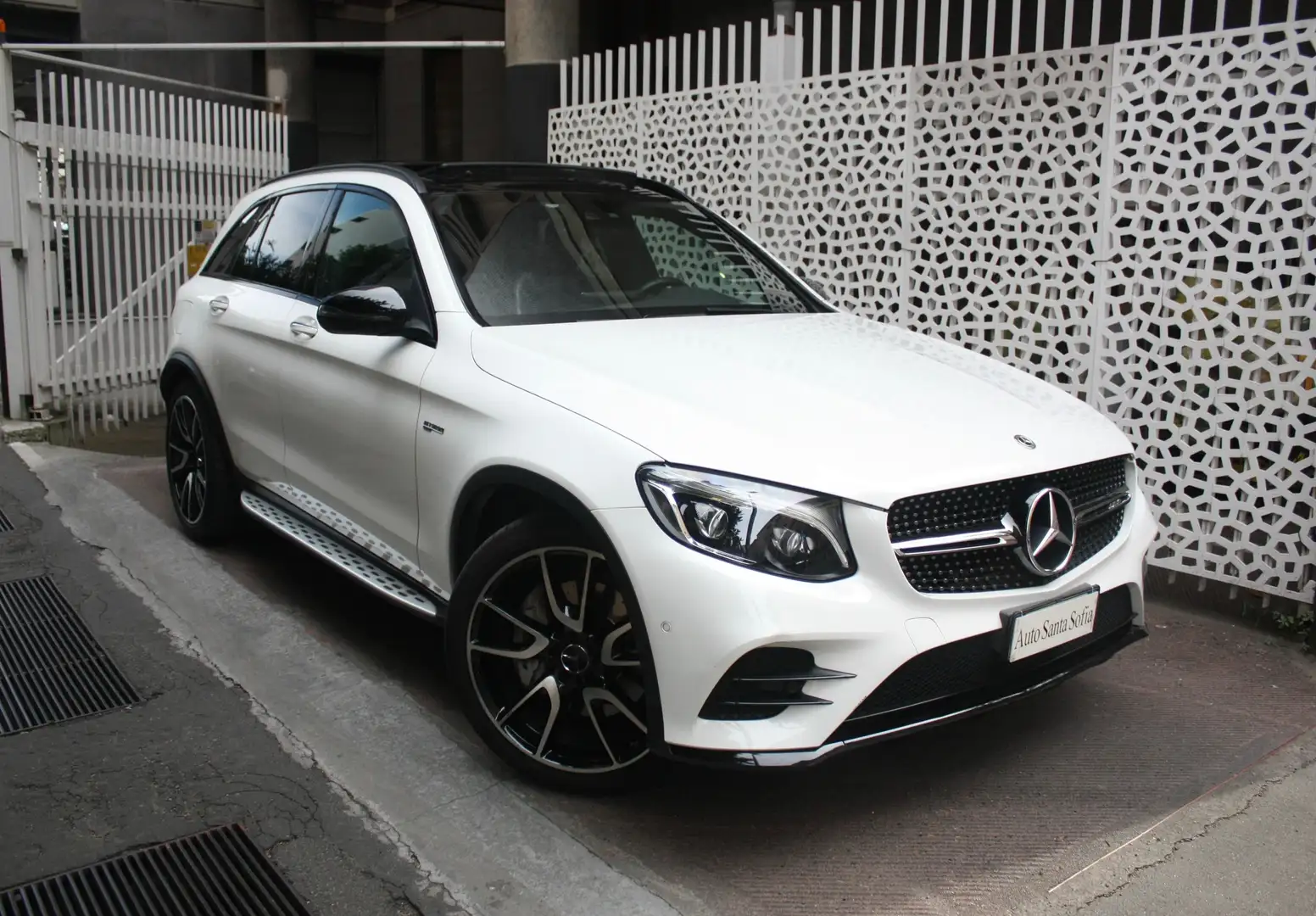 Mercedes-Benz GLC 43 AMG Tetto-21"-LED-Pedane-Night Pack-Pelle estesa-Full Bianco - 1