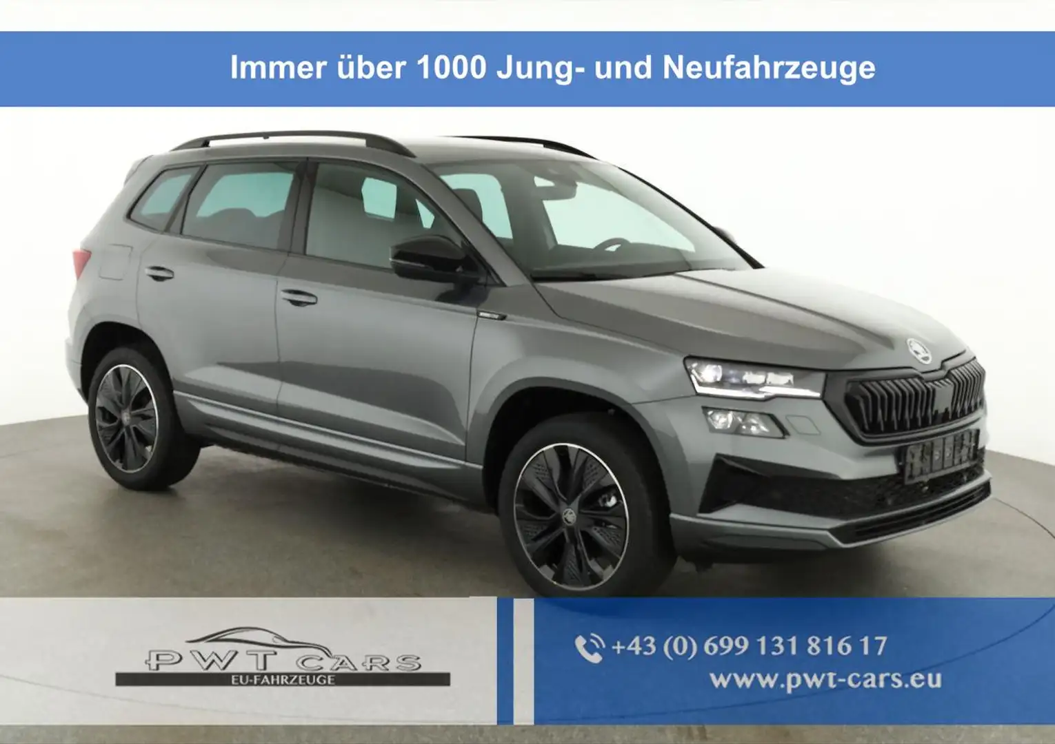 Skoda Karoq Sportline 1.5 TSI DSG Sportline, AHK, Navi, Mat... Grau - 1