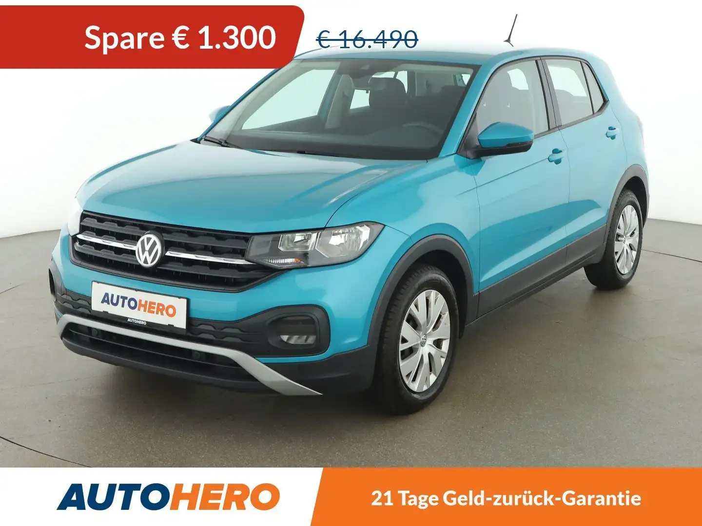 Volkswagen T-Cross 1.0 TSI *SHZ*PDC*ACC*BT*KLIMA* Blau - 1