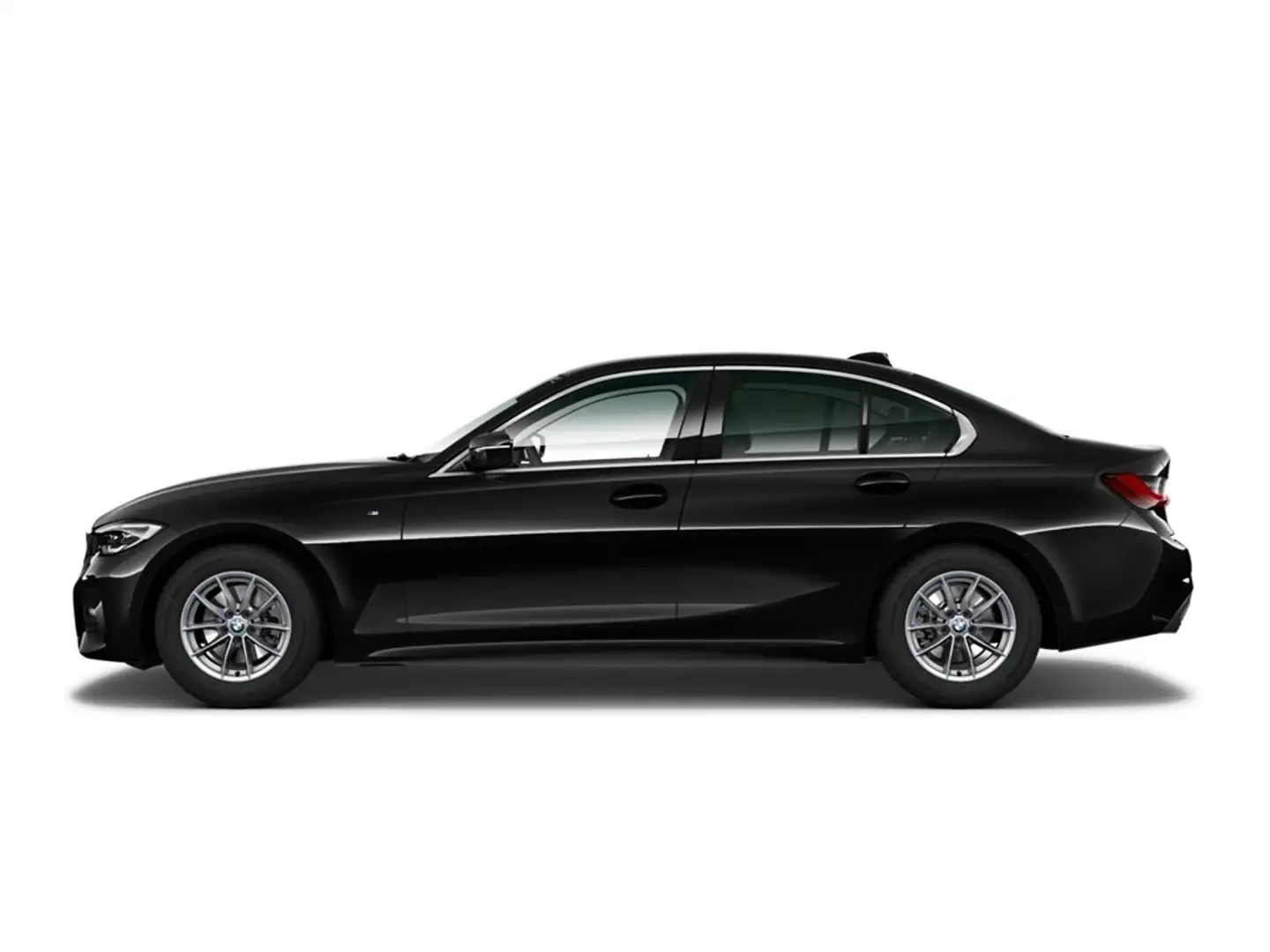 BMW 320 d A Limousine Sportpaket AD Navi Leder Digitales C Noir - 2
