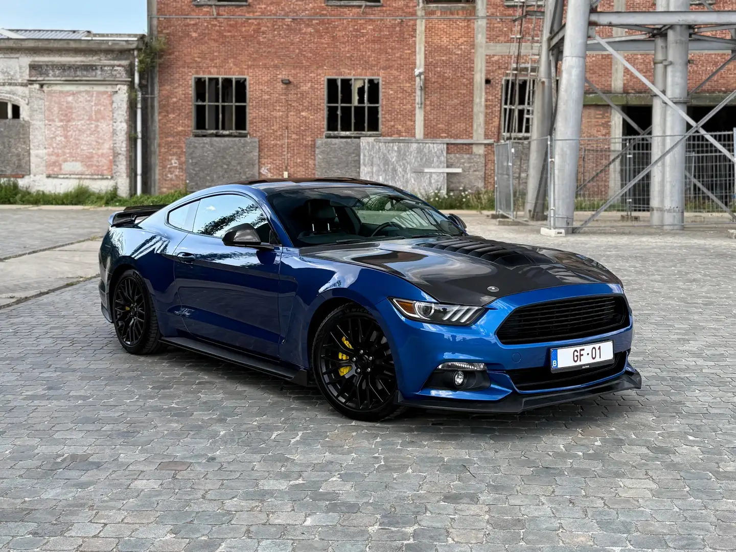 Ford Mustang Mustang 2.3 Eco Boost Blauw - 1