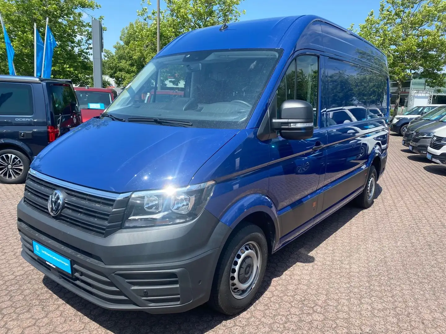 Volkswagen Crafter 35 Kasten L2H2 DSG / App, RFK, AHK, PDC Blau - 2