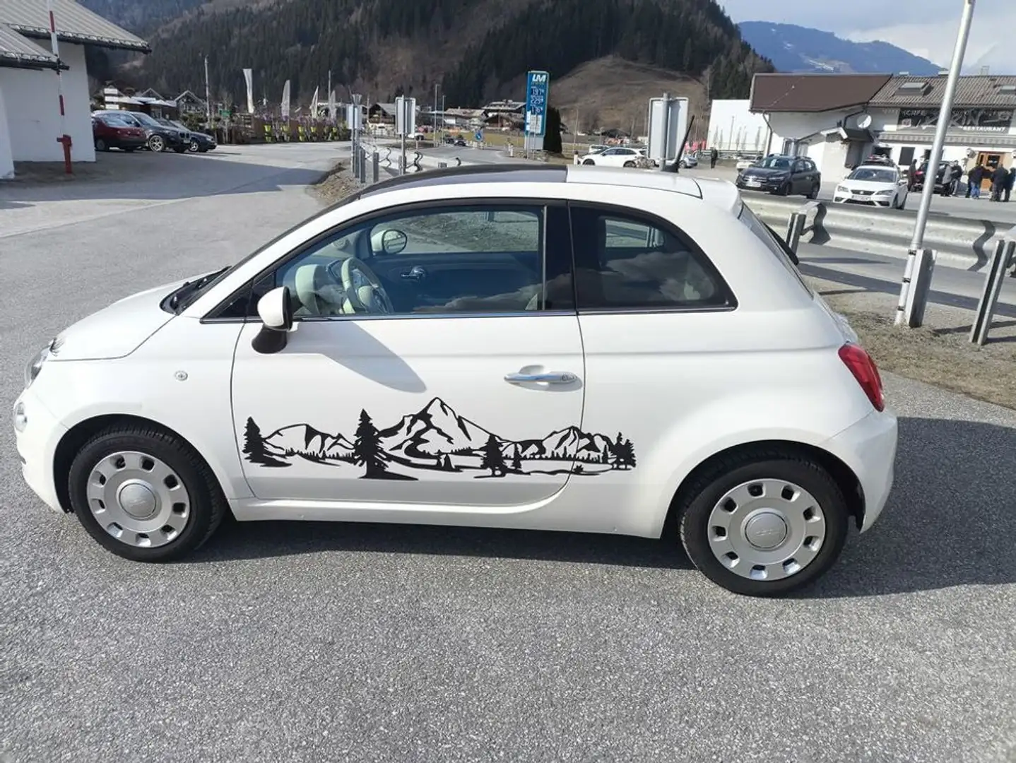 Fiat 500 Lounge Weiß - 2