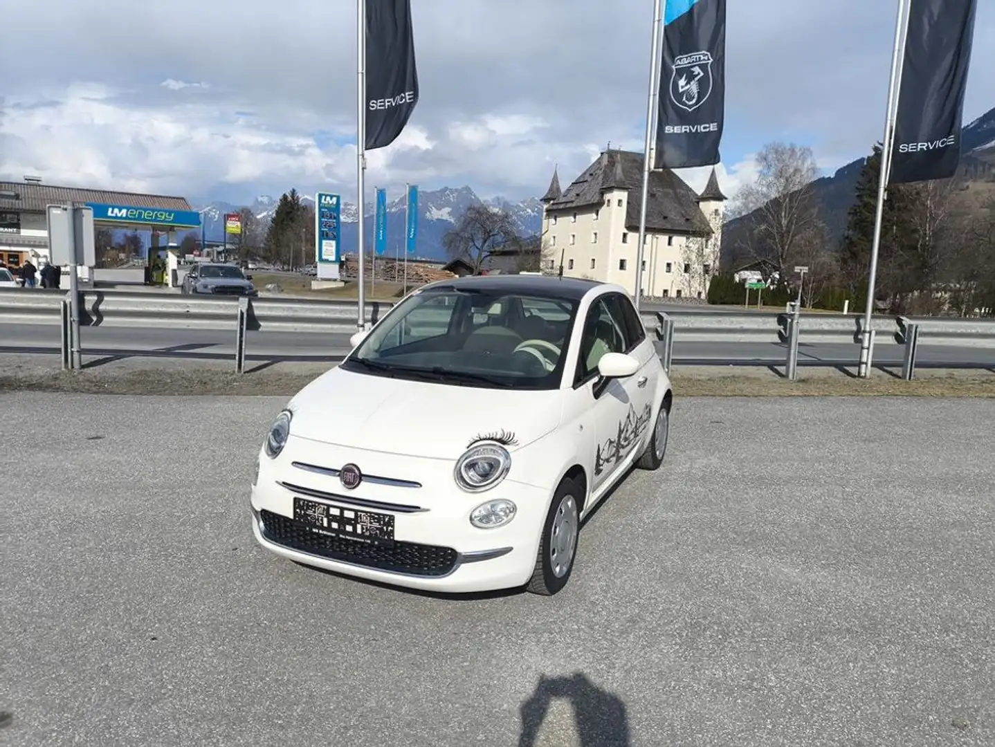 Fiat 500 Lounge Weiß - 1