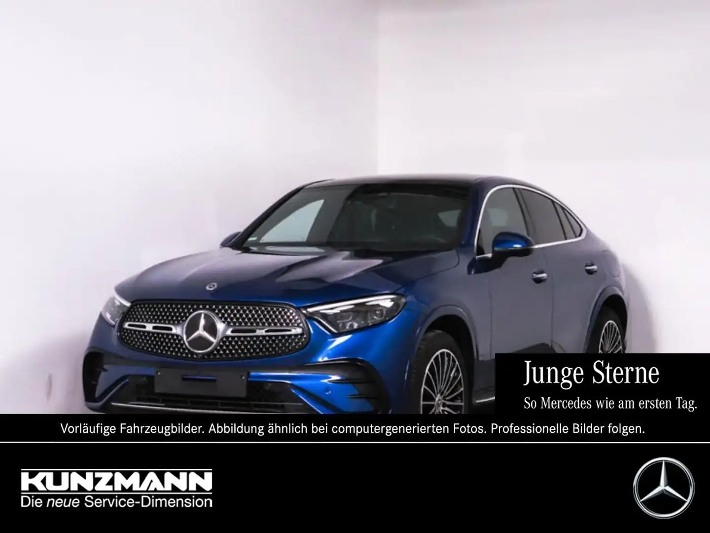 Mercedes-Benz GLC 400 e 4M Coupé AMG Distronic Panorama Memory Blau - 1