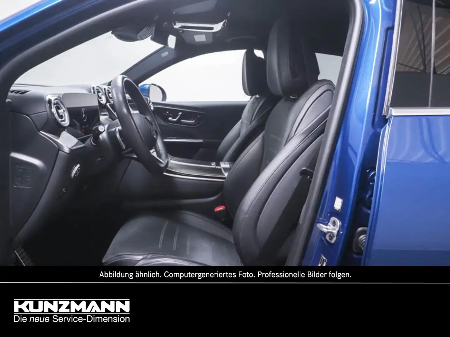 Mercedes-Benz GLC 400 e 4M Coupé AMG Distronic Panorama Memory Blau - 2