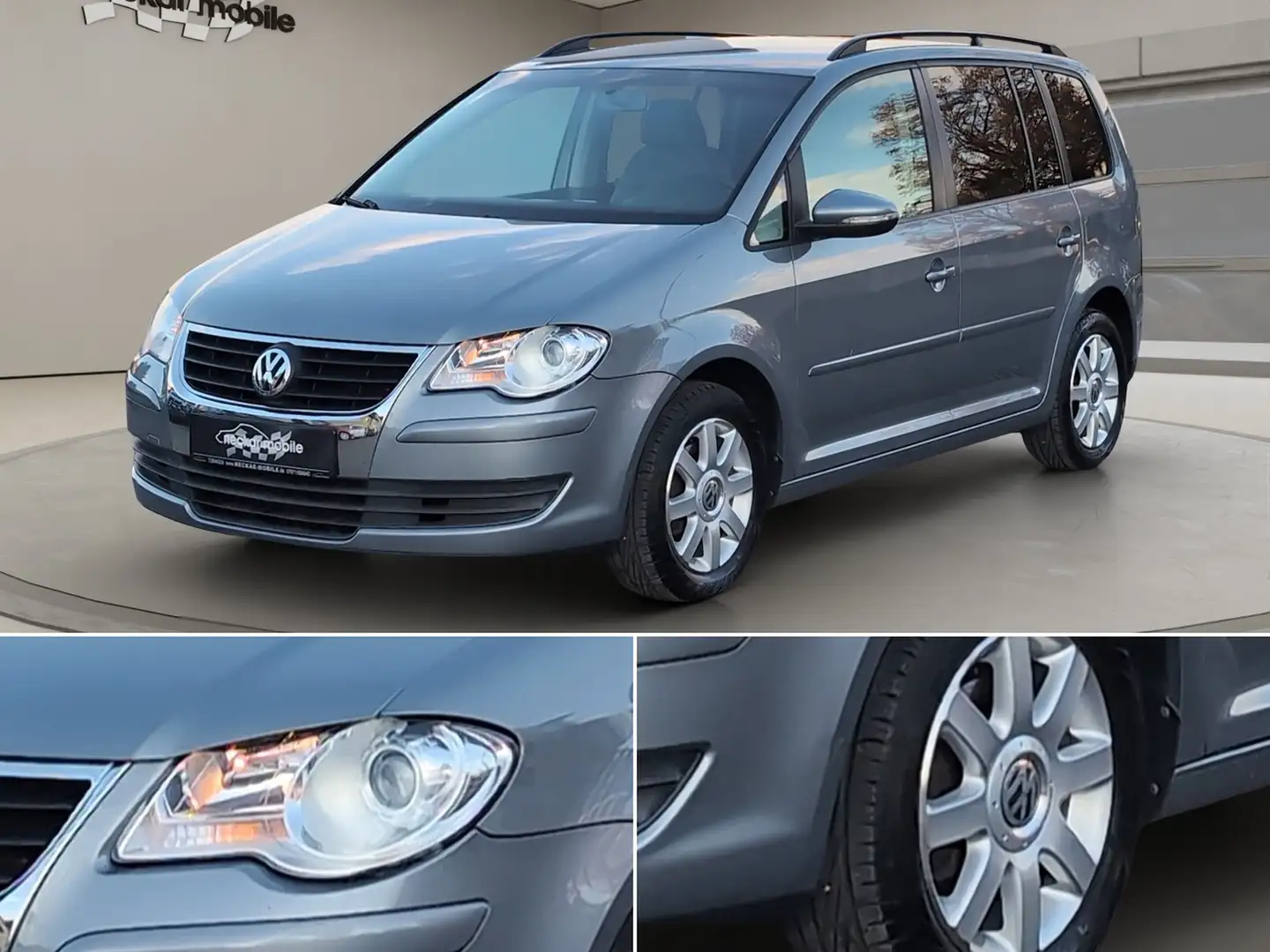 Volkswagen Touran 2.0TDI 1Hd Scheckhft AHK PDC Kupplung neu Gris - 2