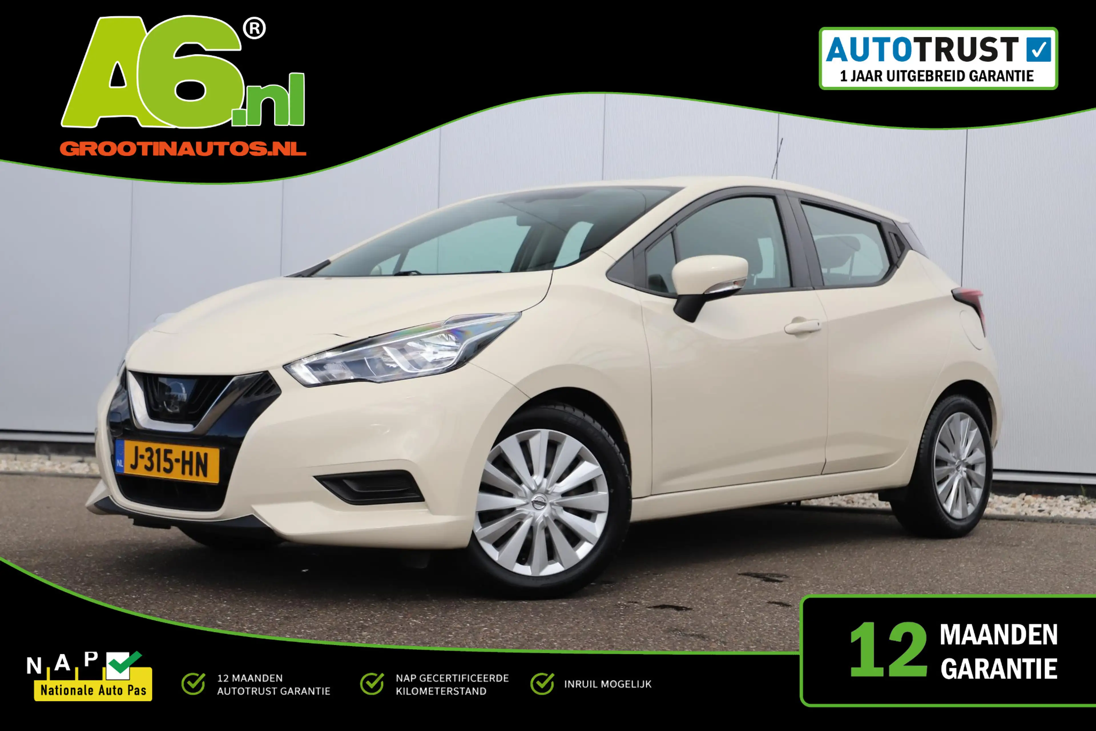 Nissan Micra 1.0 IG-T Acenta Carplay Android Navigatie Airco Cr